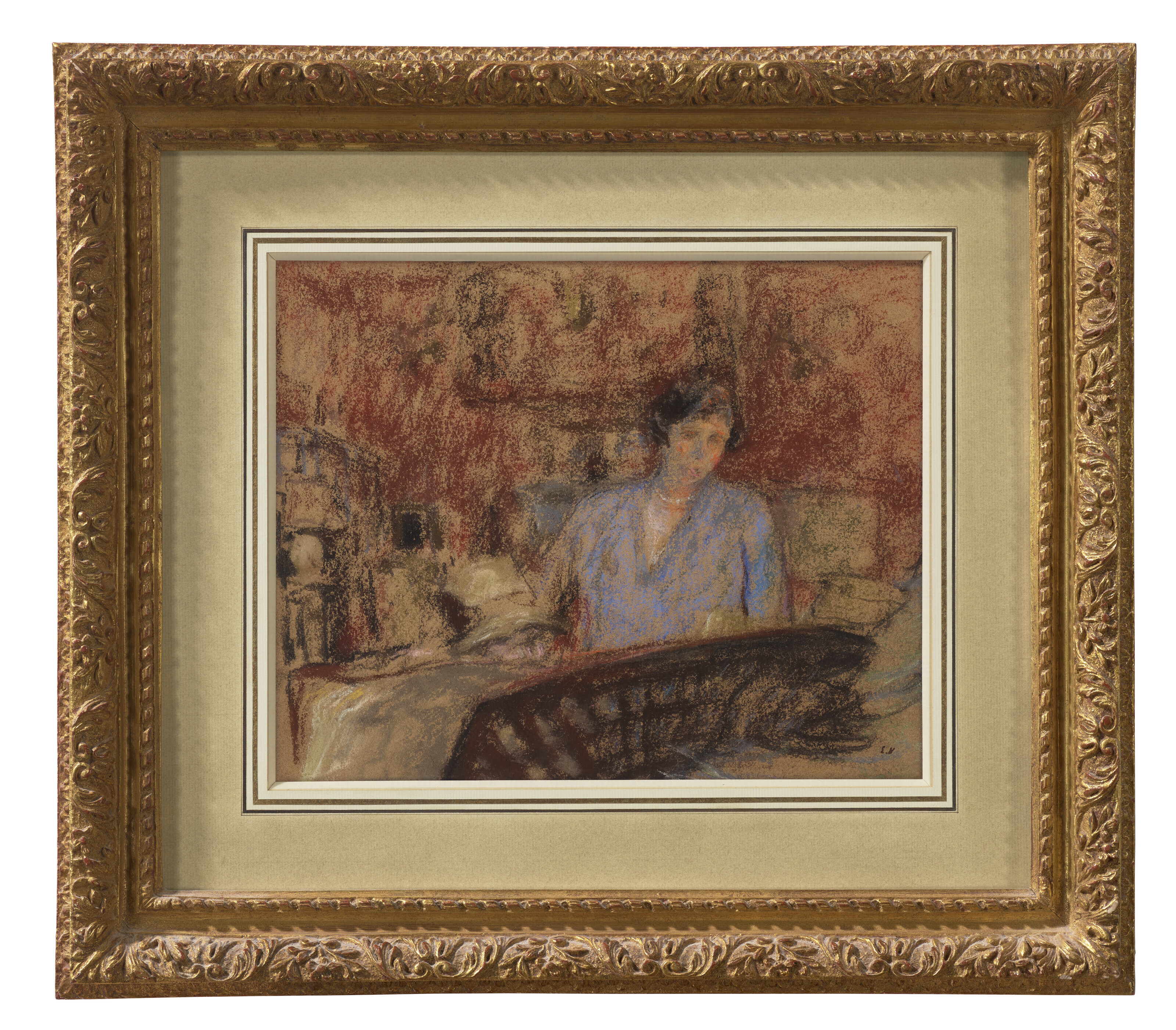 Edouard Vuillard — Этюд к портрету мадам Люсьен Сафар, изображение 2