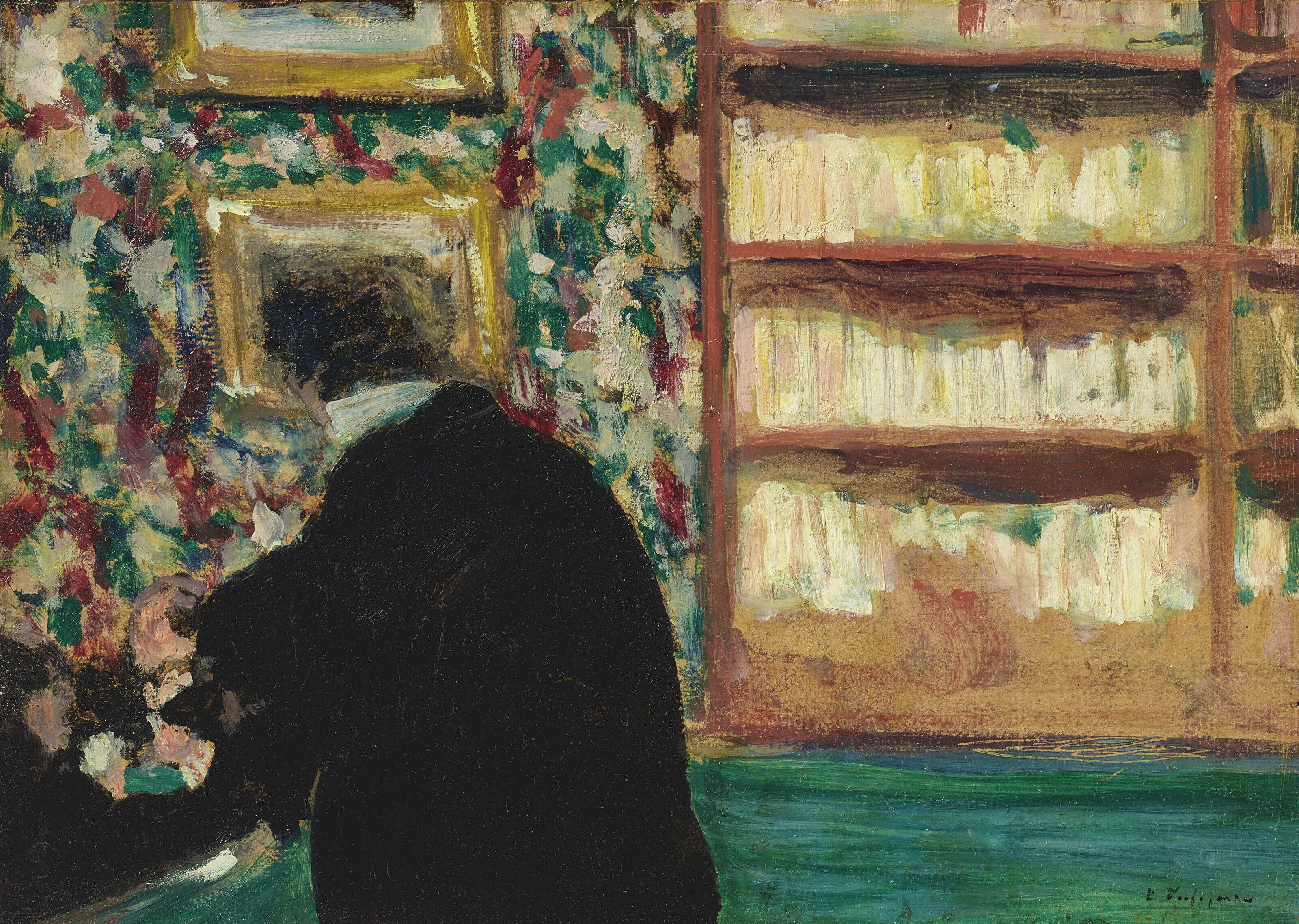 Edouard Vuillard — Таде Натансон танцует с сыном в бюро Бланш Ревю
