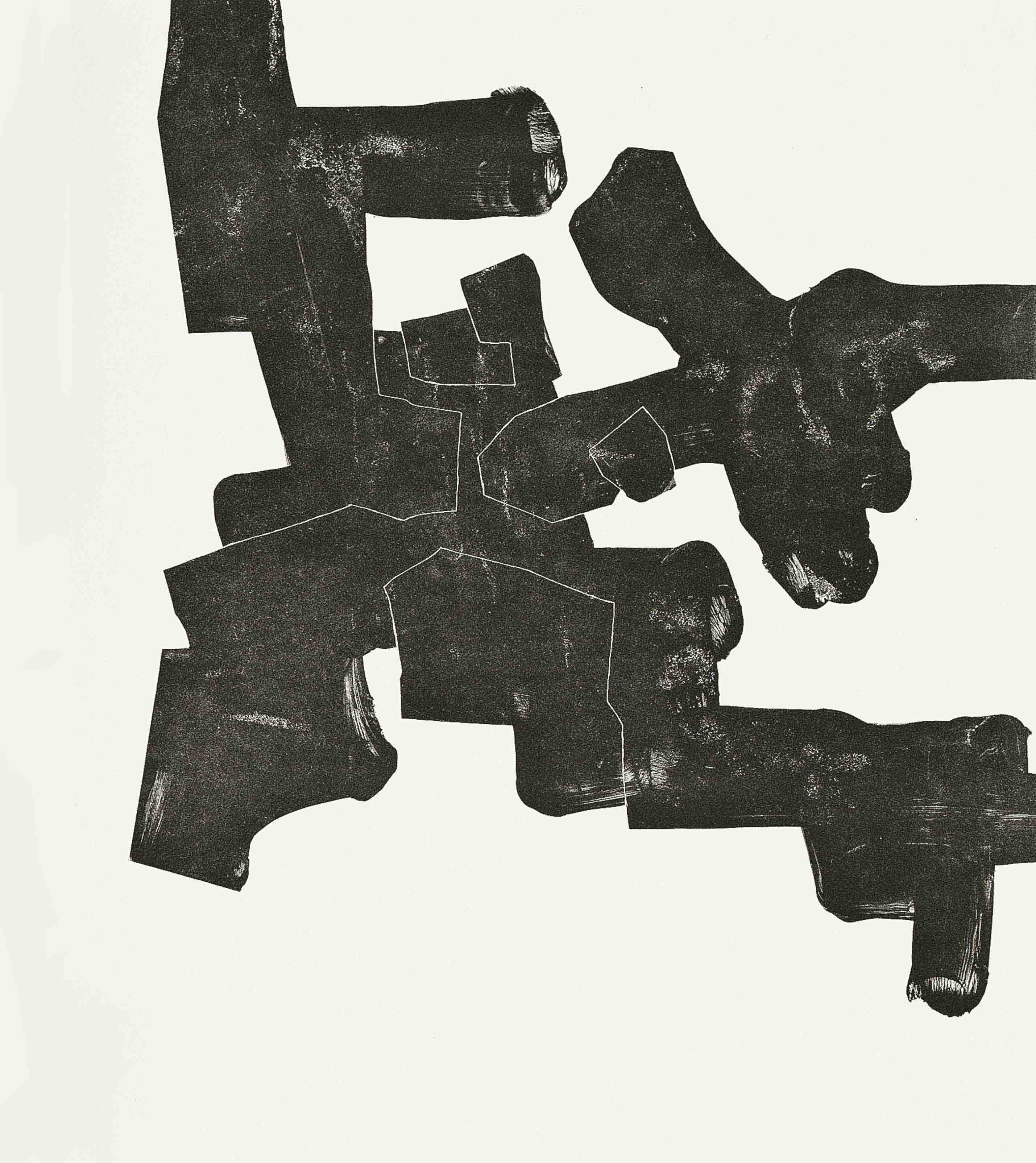 Eduardo Chillida — Макс Хольцер, "Медитация в Кастильене", издательство "Эркер Пресс", Санкт-Галлен, 1968 (Koelen 68017-68023)