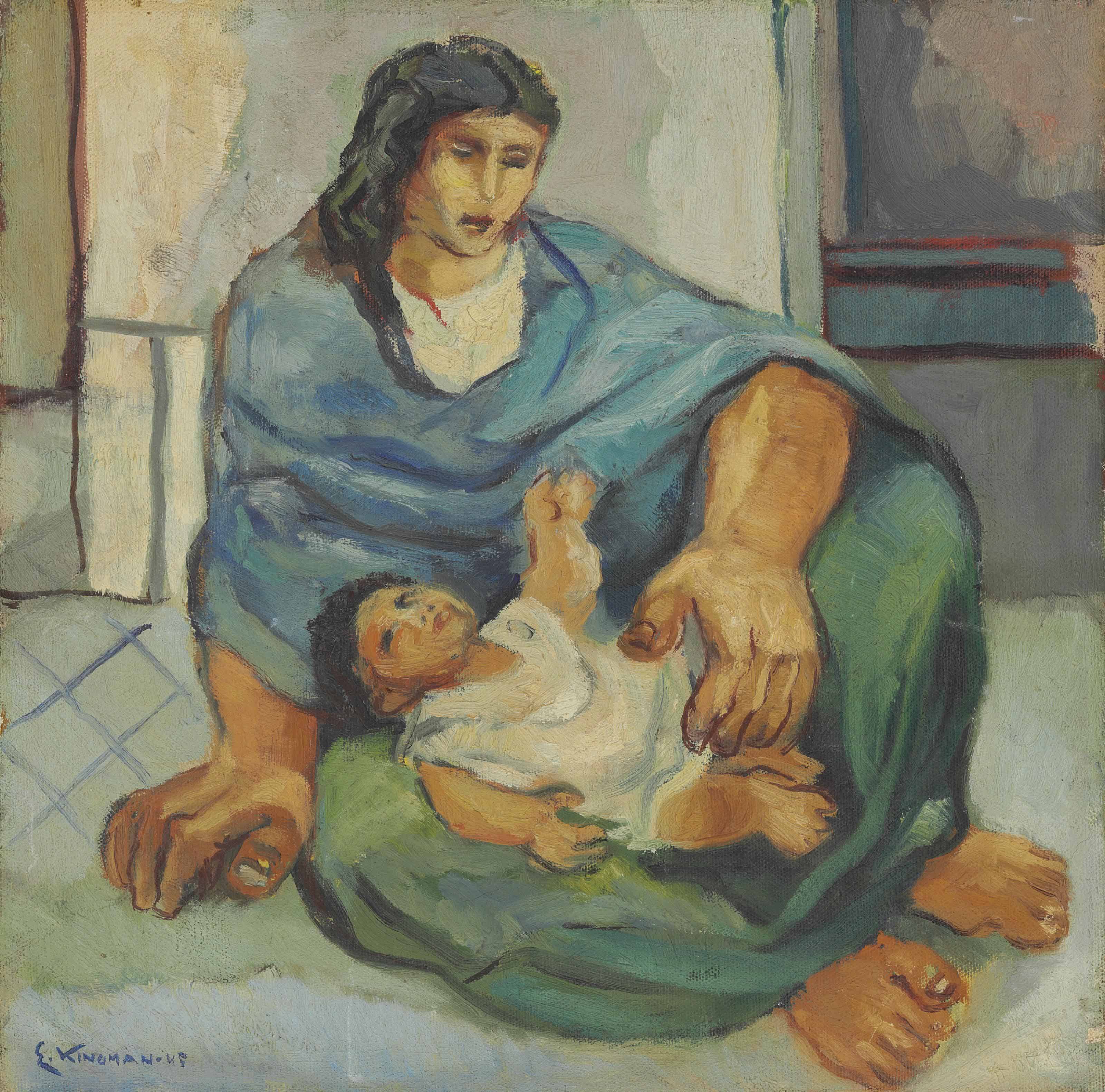 Eduardo Kingman — Мать и сын
