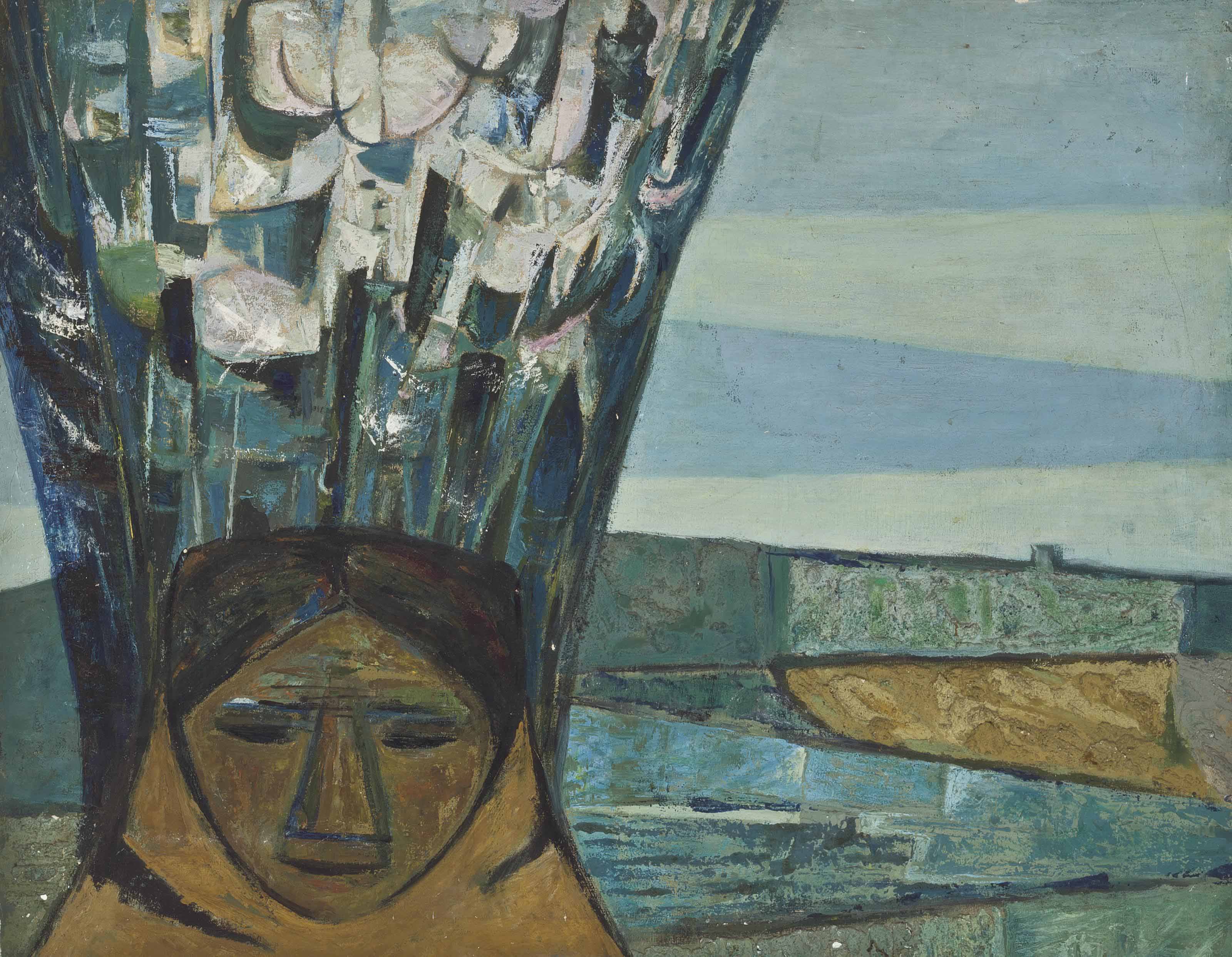 Eduardo Kingman — Без названия (Женщина-грузчик флорес)