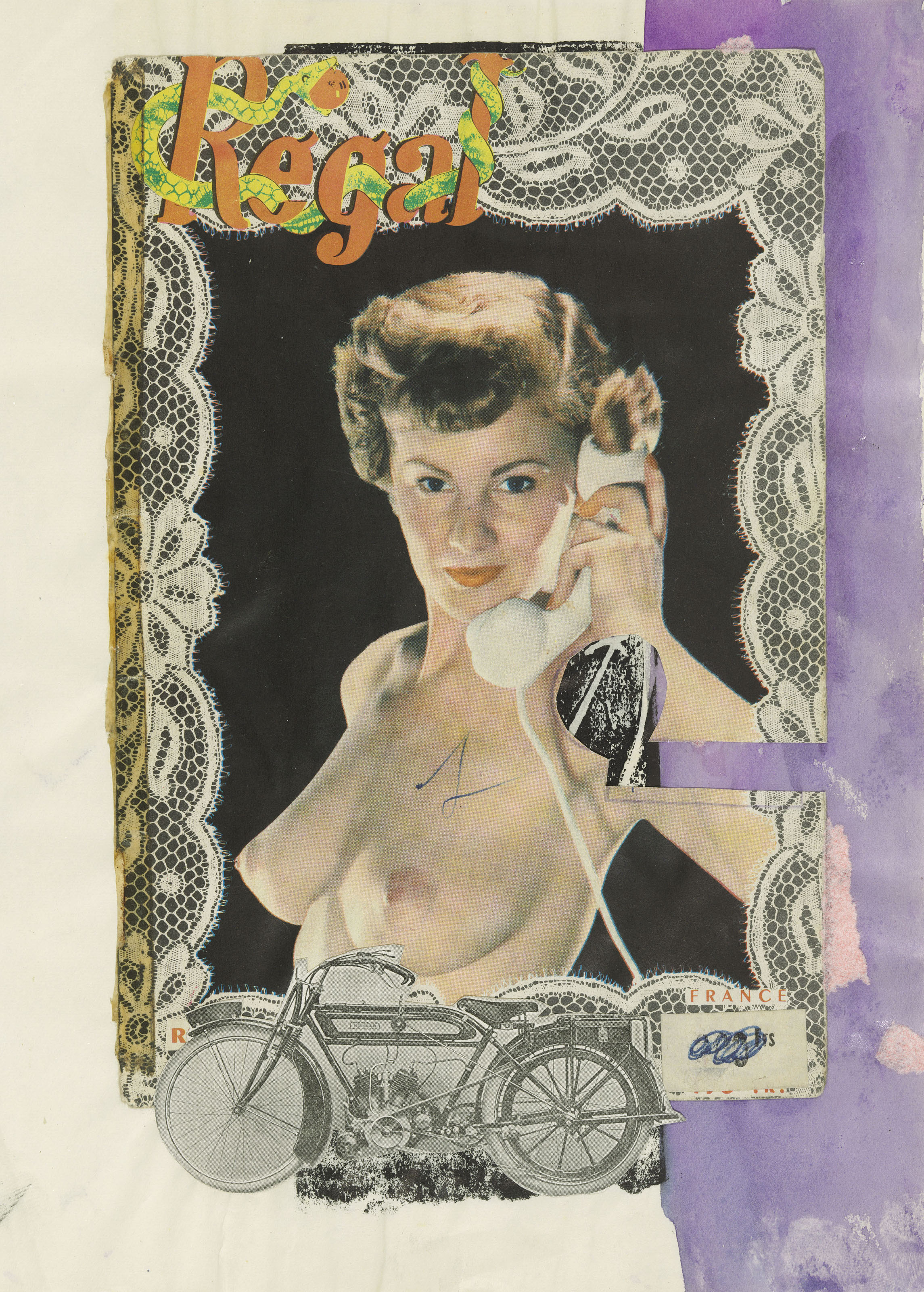 Eduardo Paolozzi — Регал (спереди) и Жинетт (сзади)