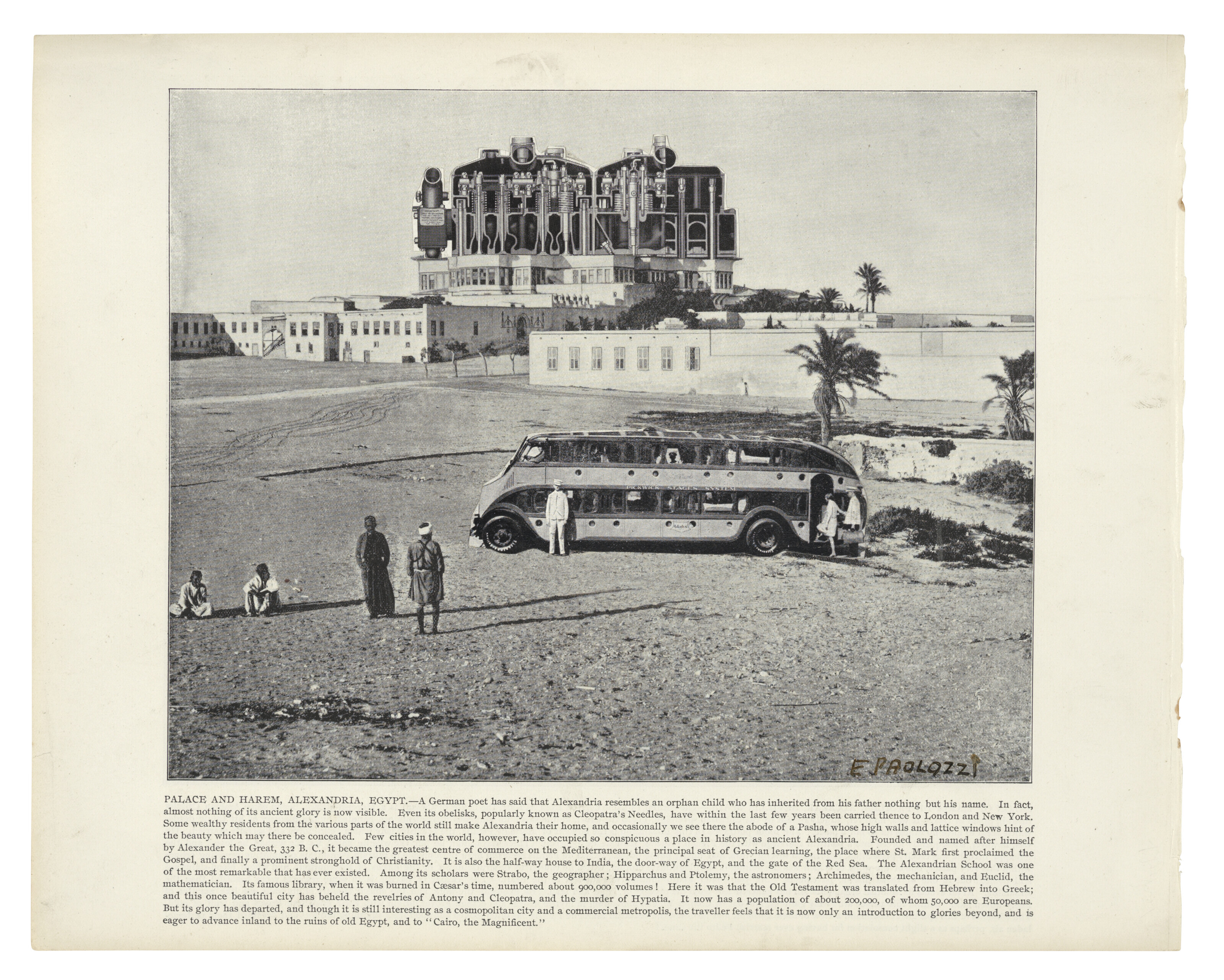 Eduardo Paolozzi — Дворец и гарем, Александра Македонская, Египет, изображение 2