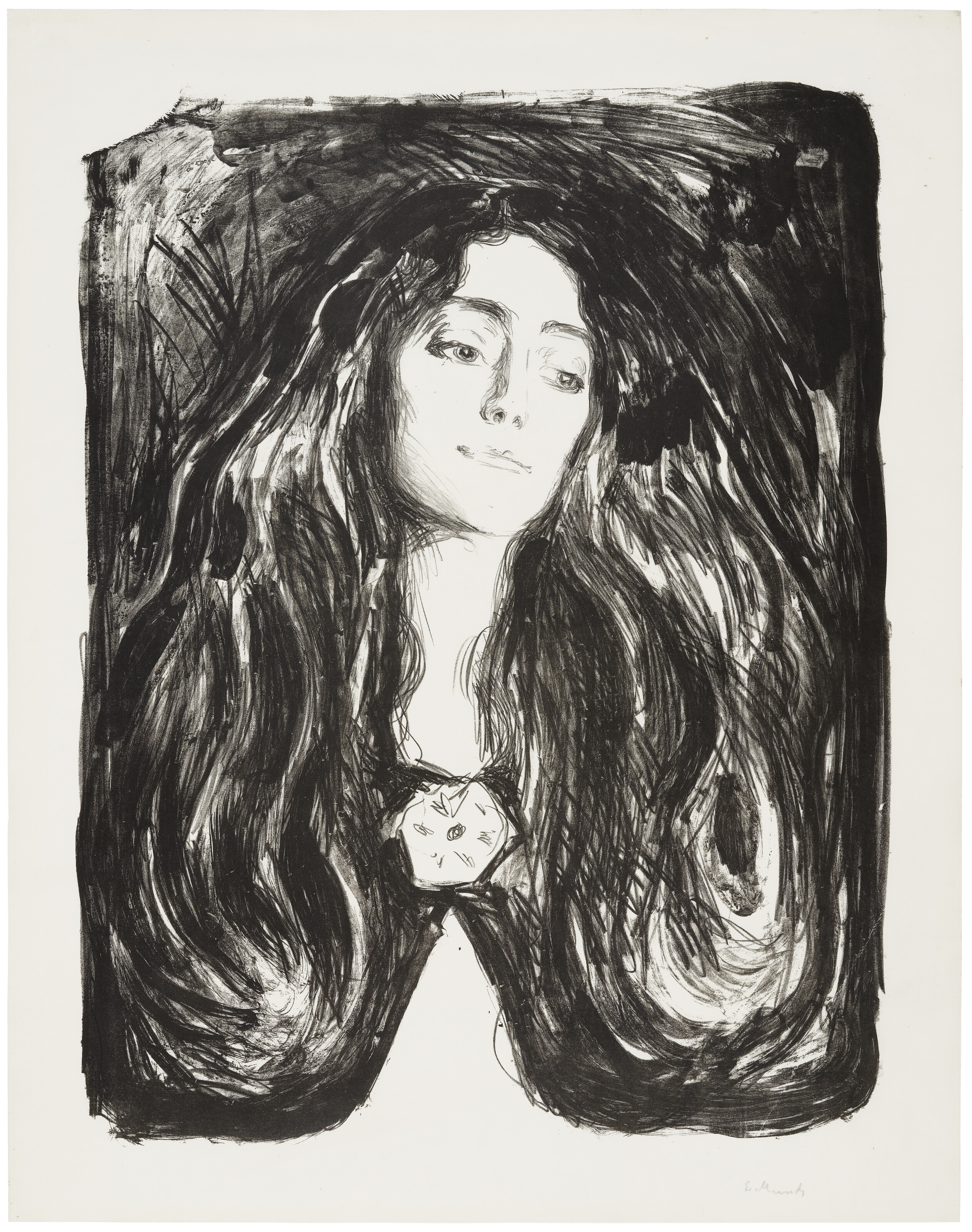 Edvard Munch — Брошь. Ева Мудоччи, изображение 3