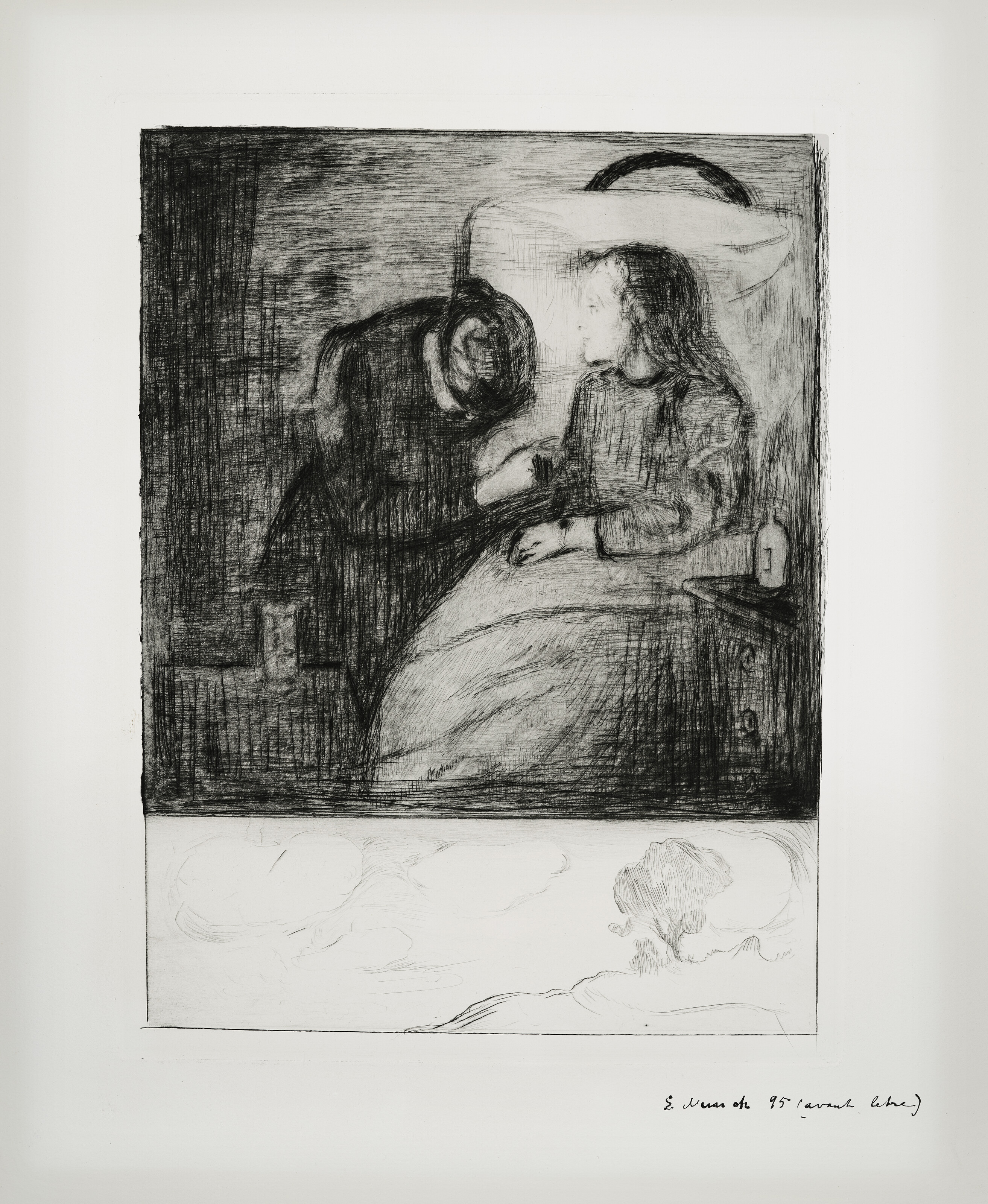Edvard Munch — Добрый человек (Больной ребенок), изображение 1