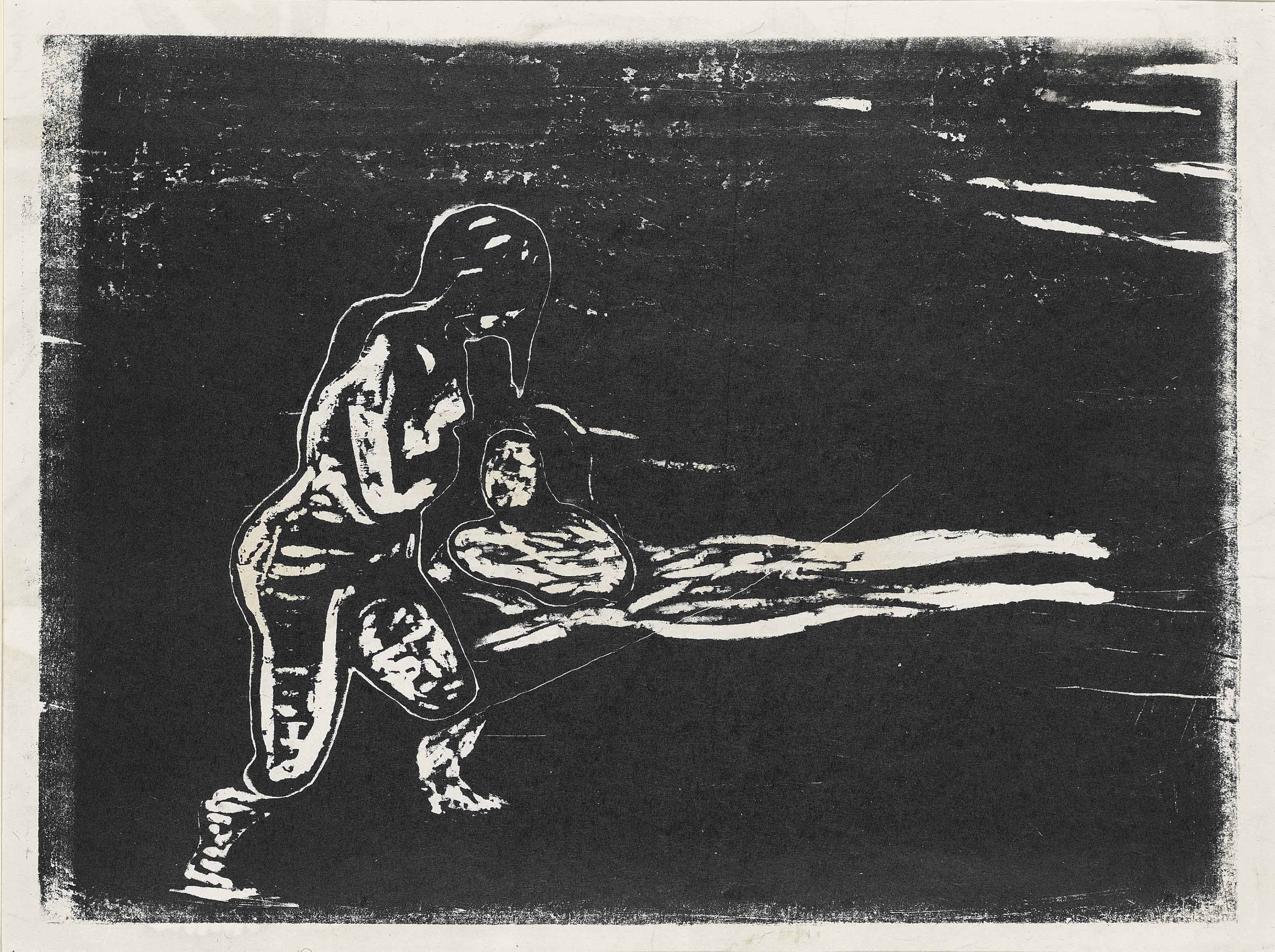 Edvard Munch — Молящийся старик (Sch. 173; W. 205), изображение 2