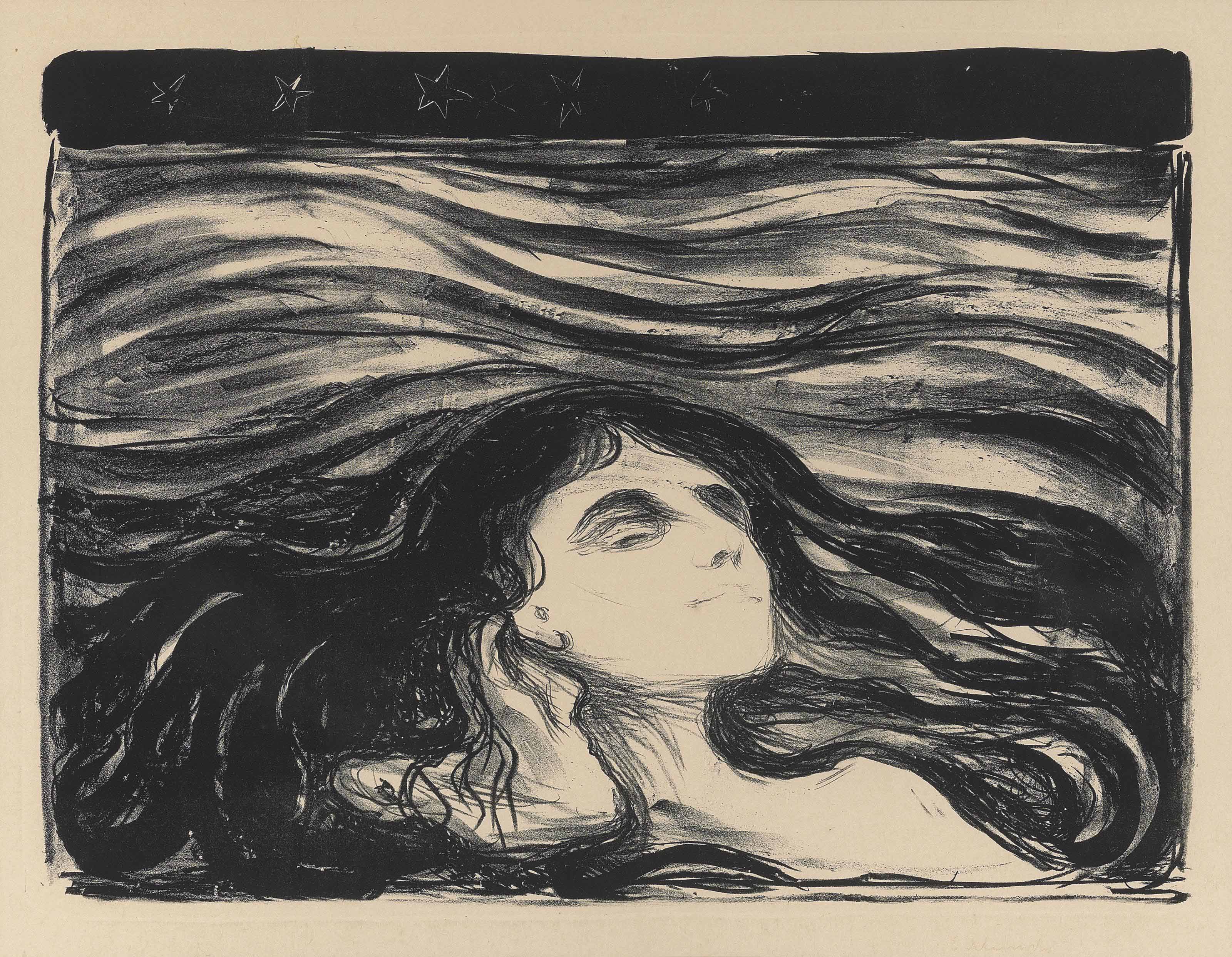 Edvard Munch — На волнах любви (щ. 71; В. 81)