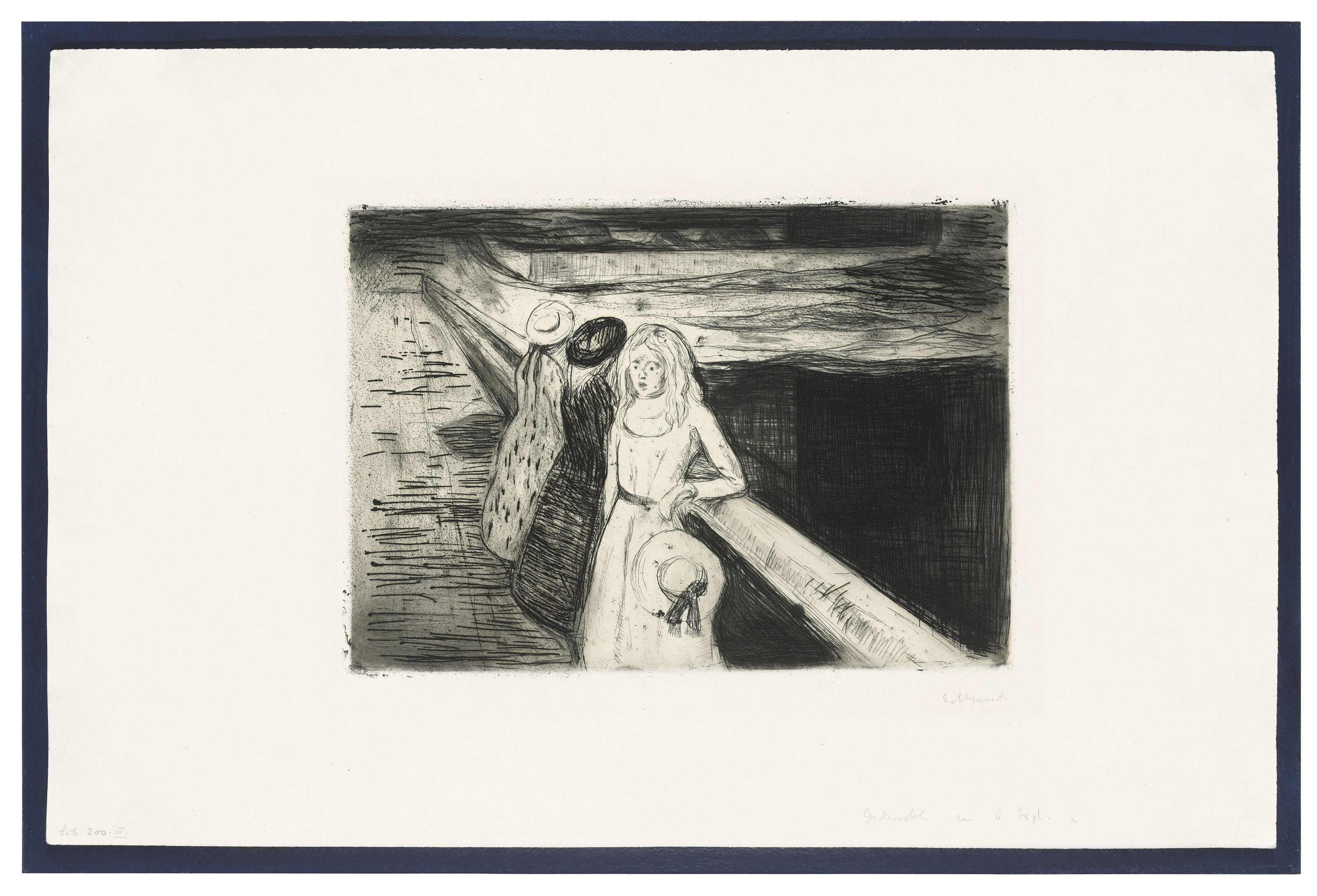 Edvard Munch — Девушки на мосту, изображение 2