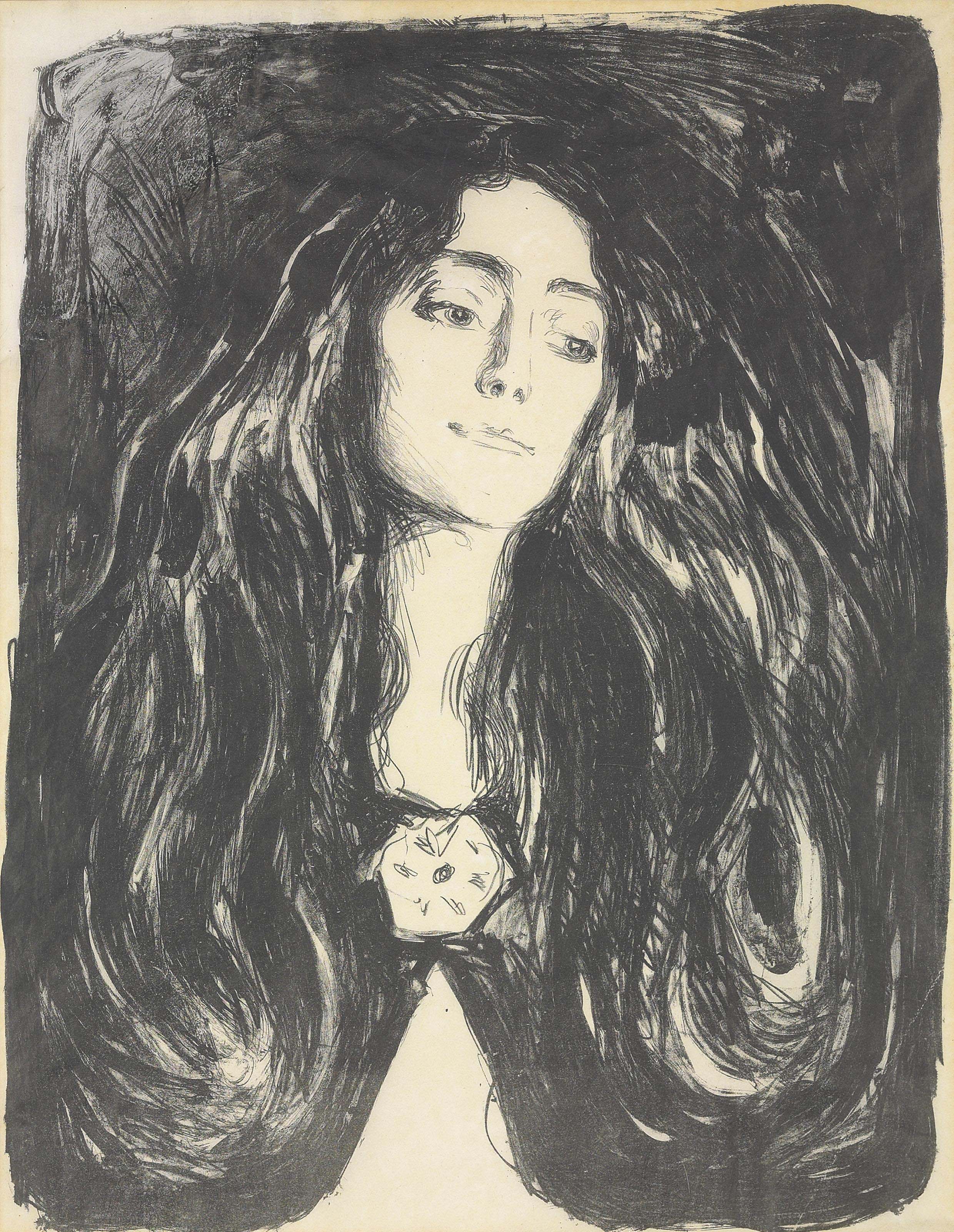 Edvard Munch — Брошь (Ева Мудоччи) (Шифлер 212; Волль 244 I)