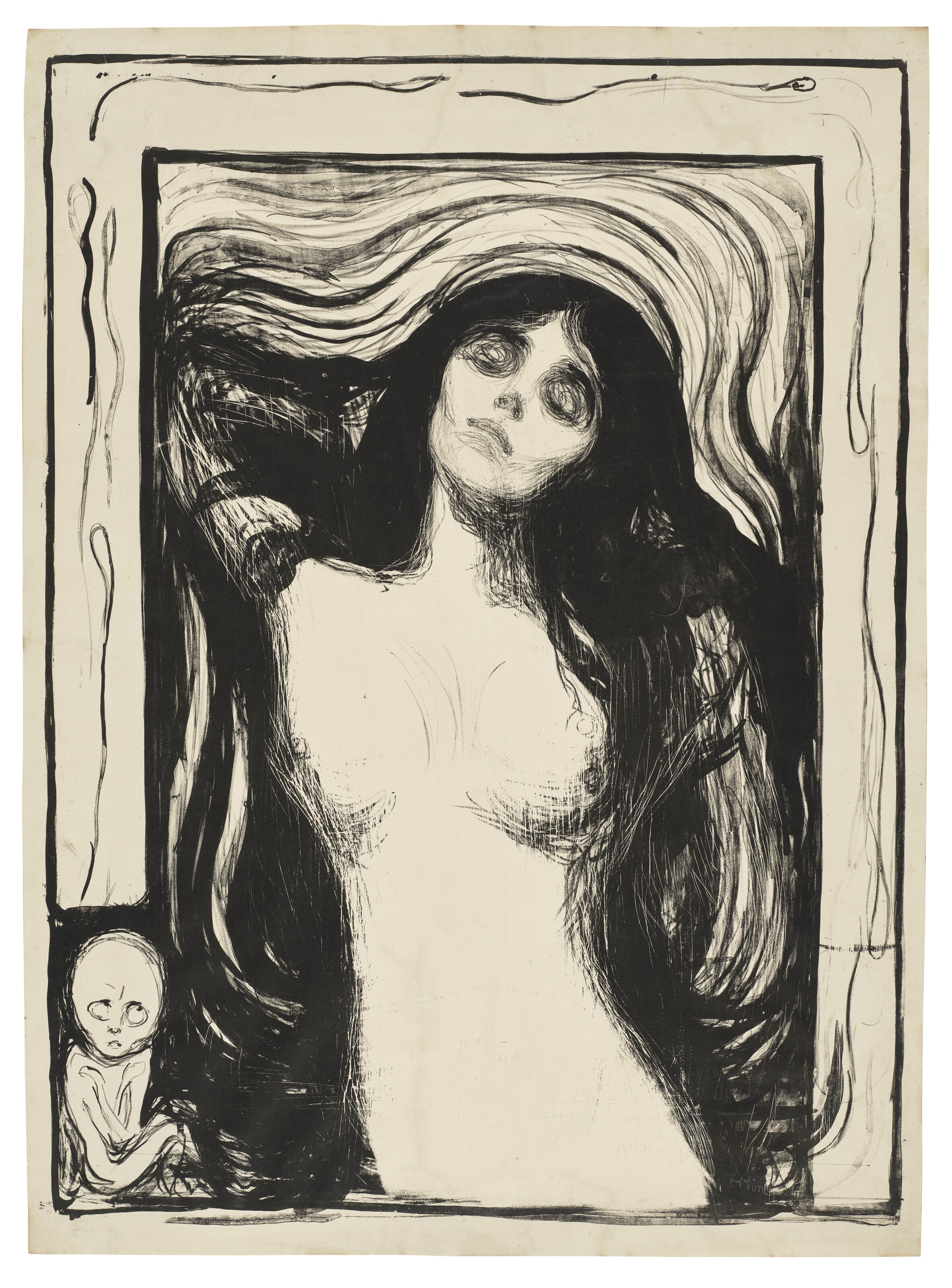Edvard Munch — Мадонна (Женщина, занимающаяся любовью)