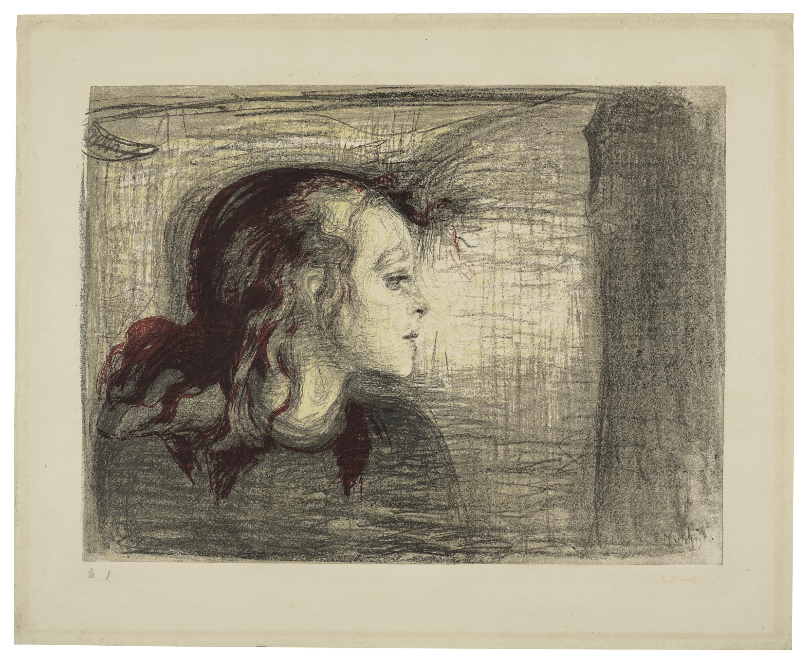 Edvard Munch — Больной ребенок I ("Det syke barn I")