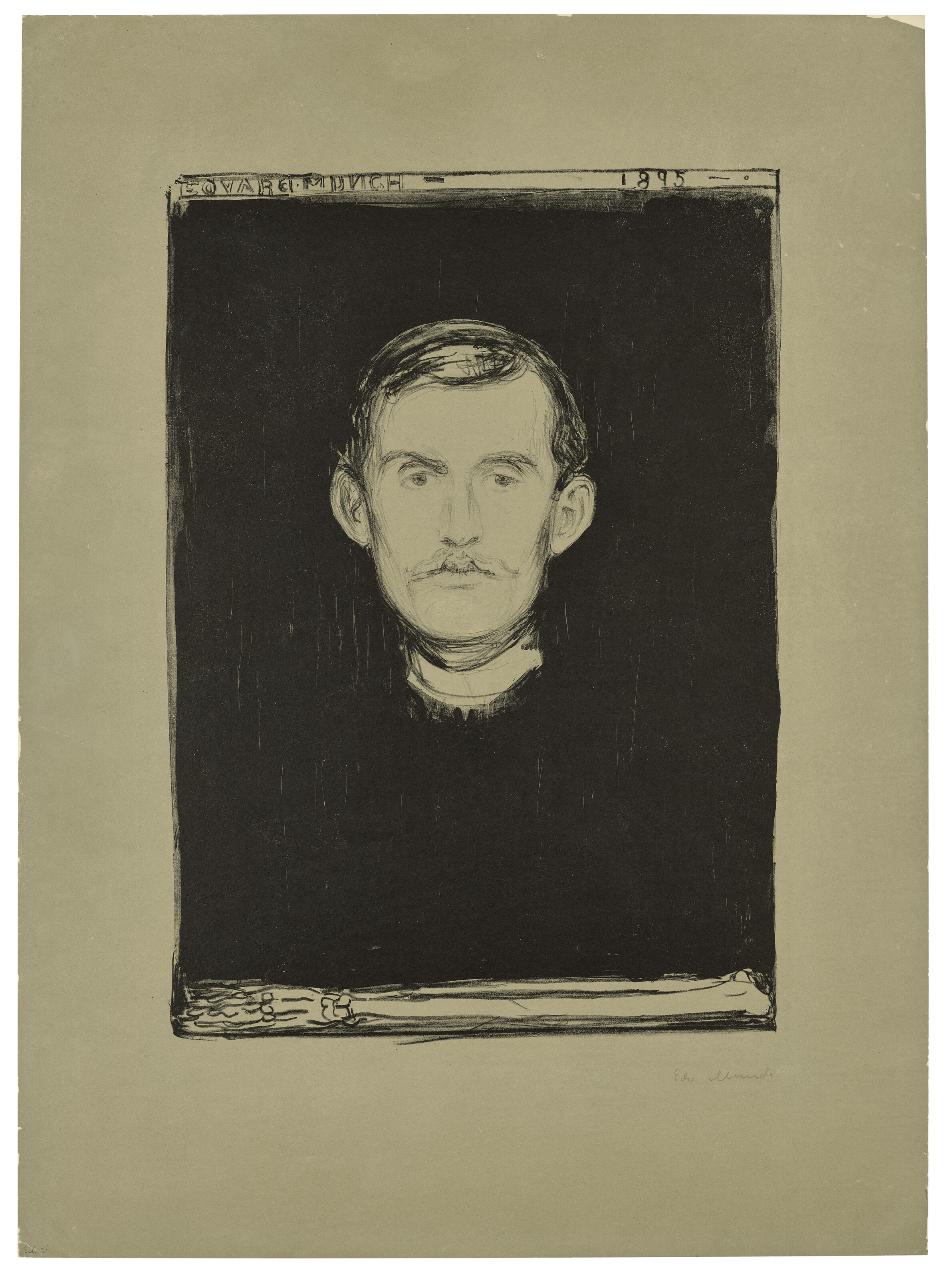 Edvard Munch — Автопортрет
