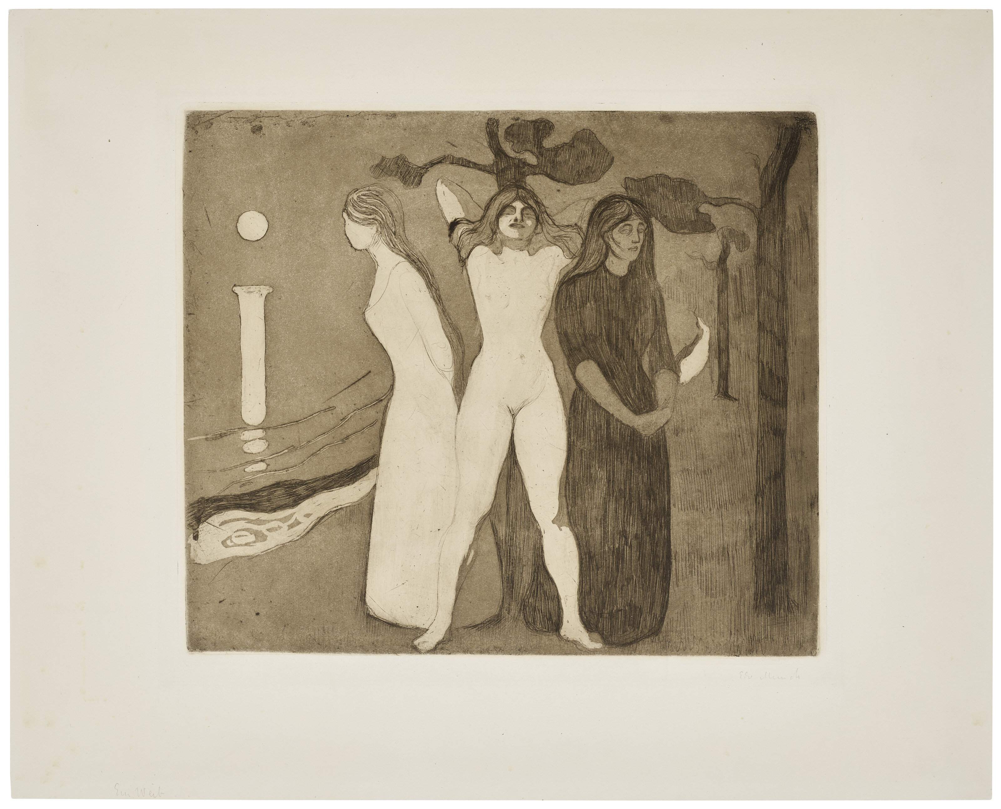 Edvard Munch — Das Weib II (Женщина II)