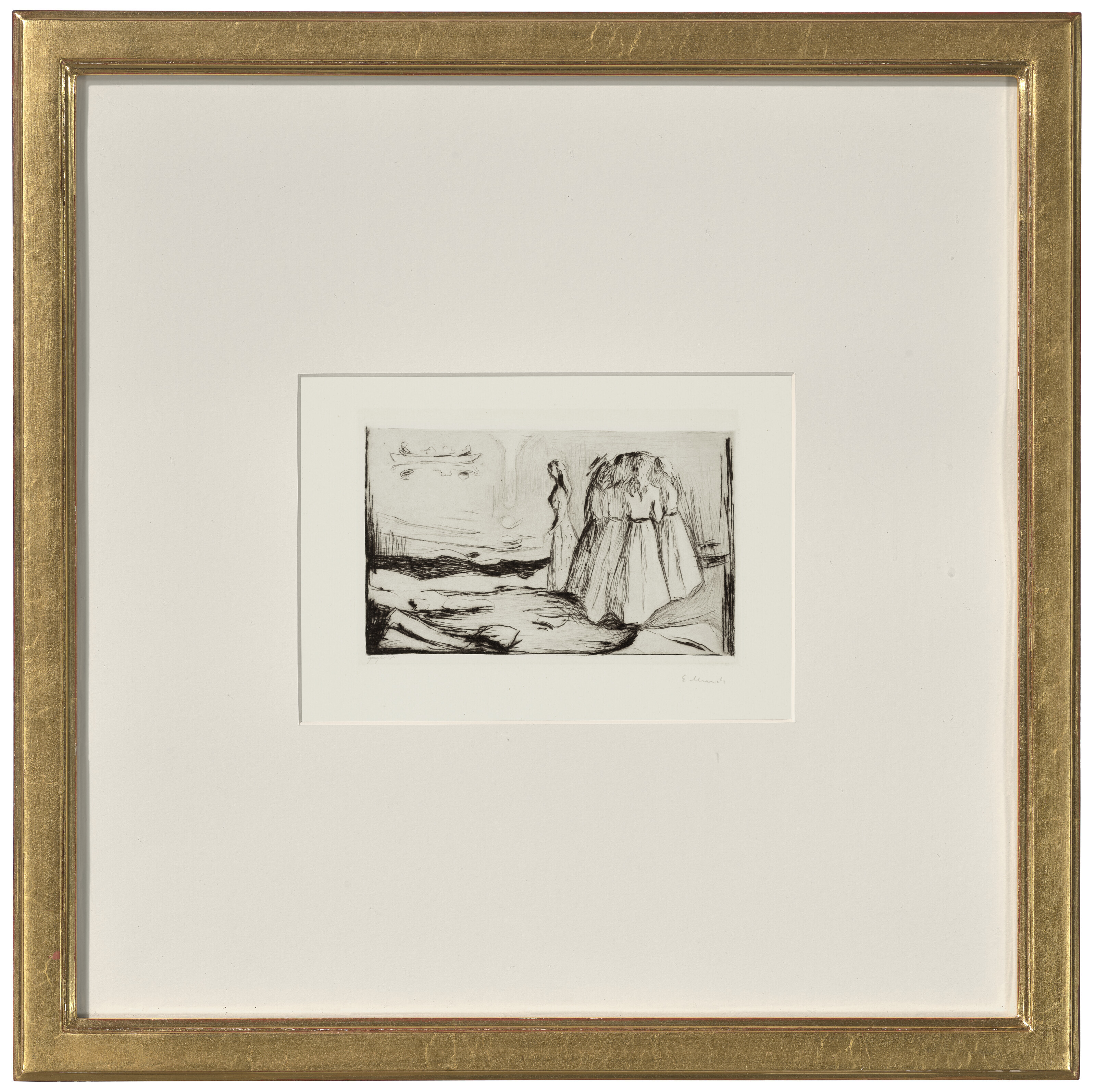 Edvard Munch — Молодые женщины на земле II (Молодые женщины на пляже), изображение 2