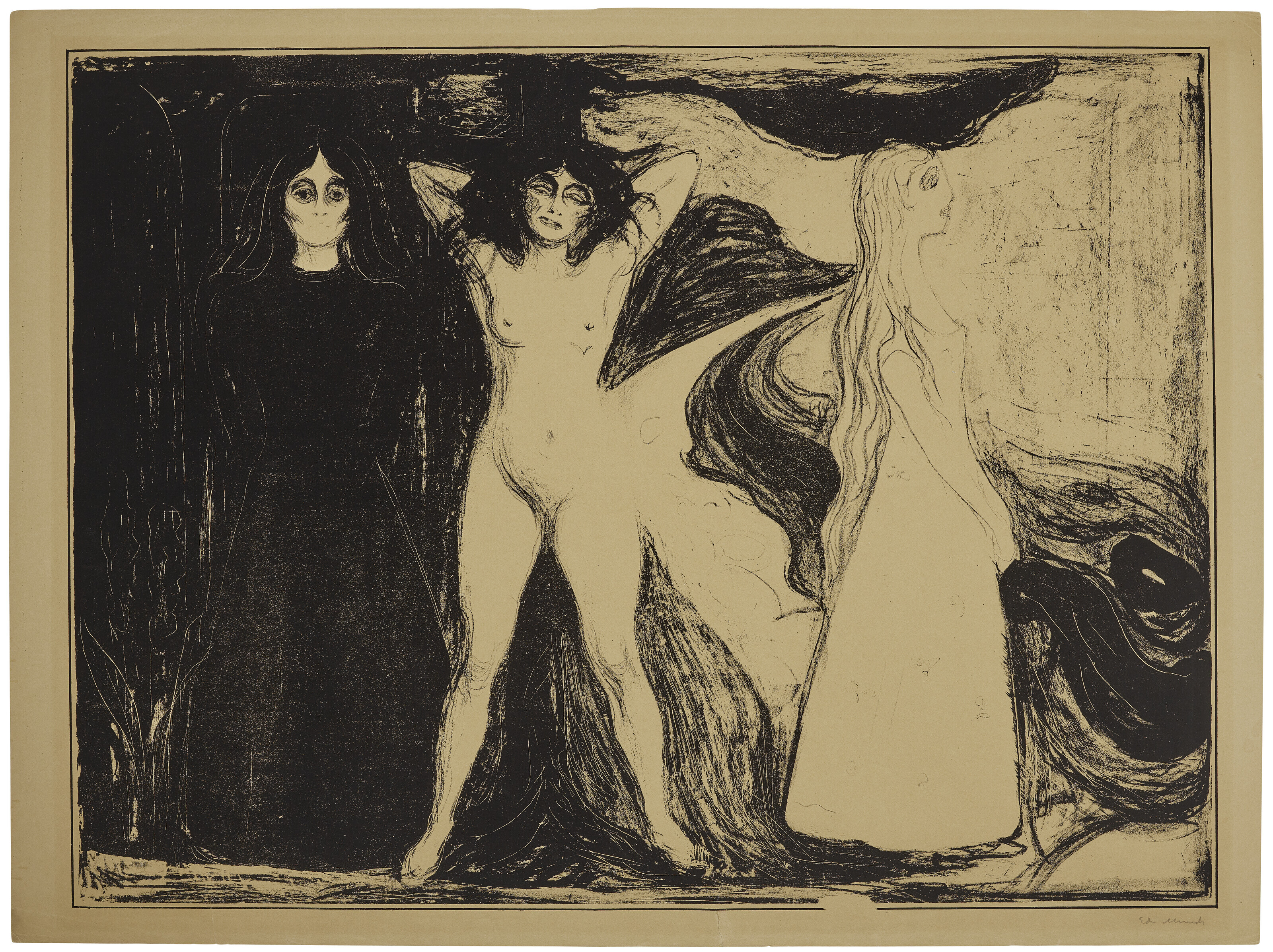Edvard Munch — Дас Вайб (женщина)