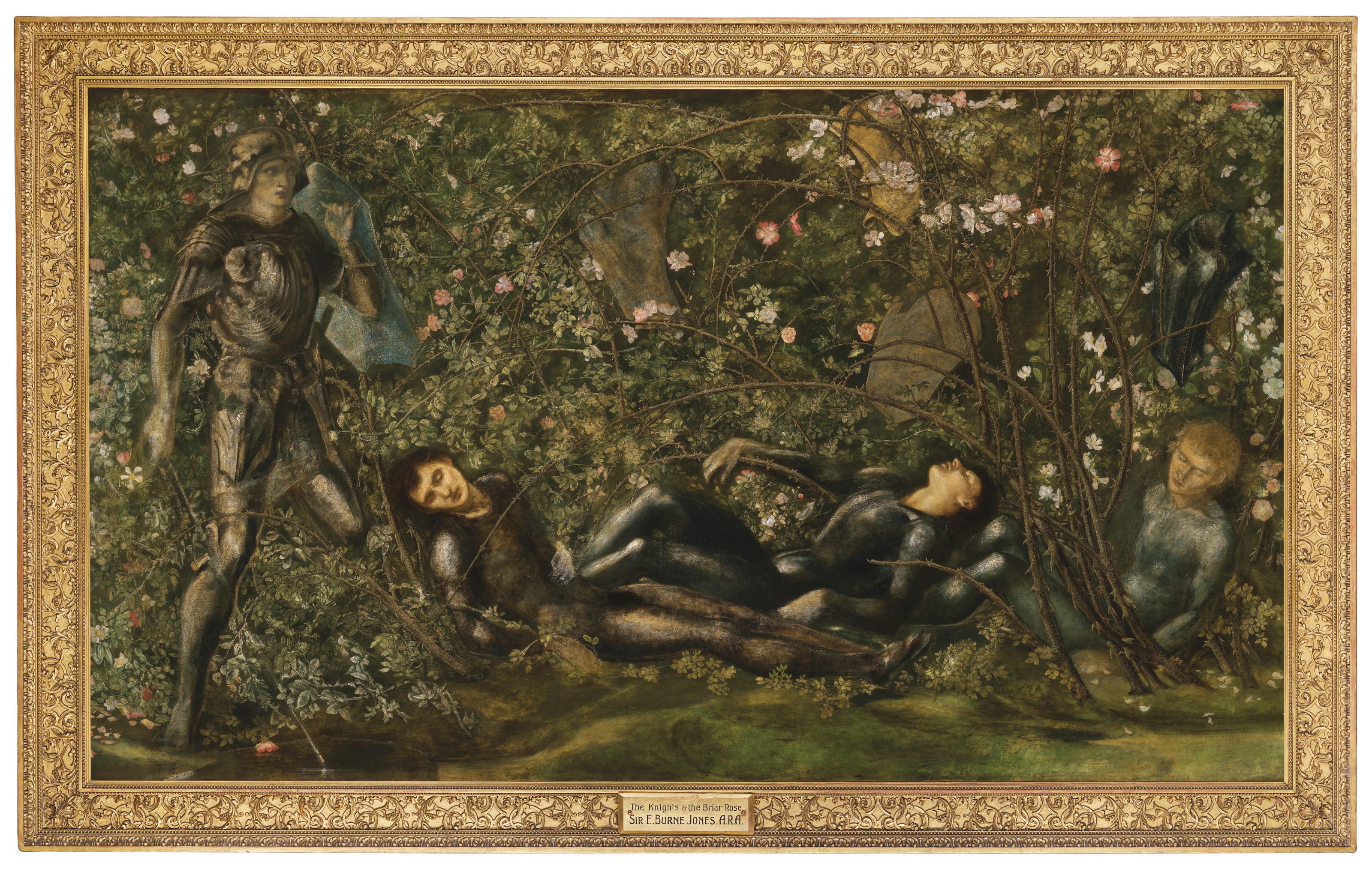 Edward Burne-Jones — Принц, входящий в Терновый лес, изображение 2