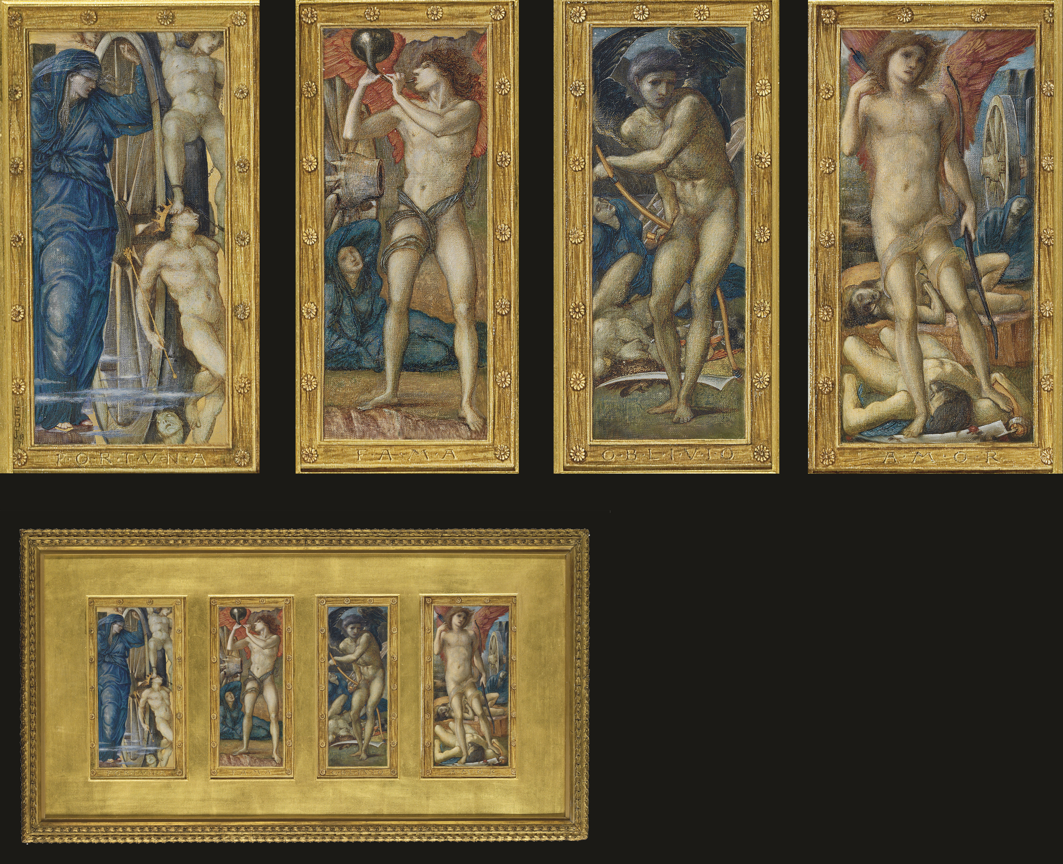 Edward Burne-Jones — Фортуна, Слава, Забвение и Любовь: Триумф любви, или Вечная любовь