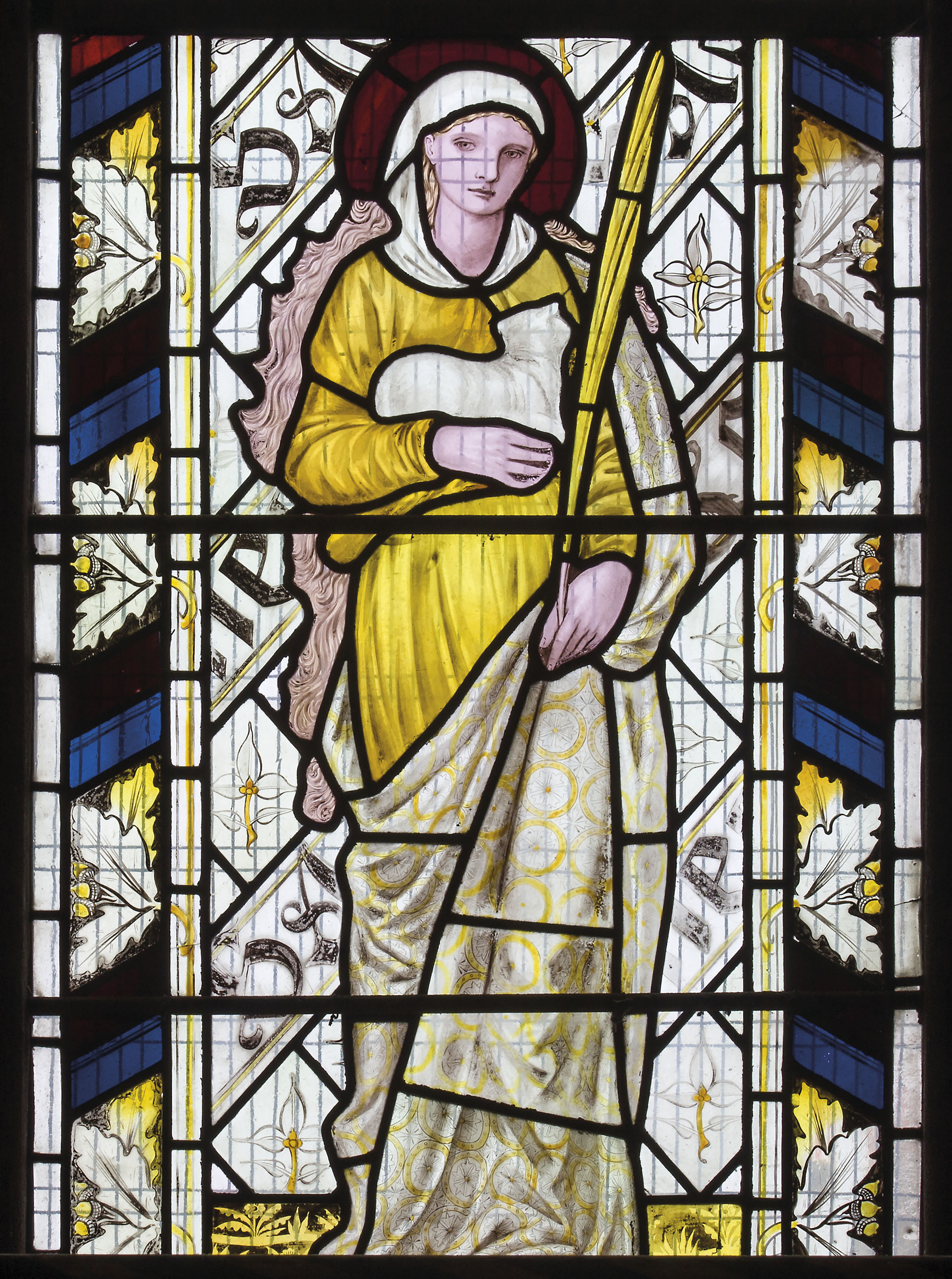 Edward Burne-Jones — Святая Агнесса, изображение 2