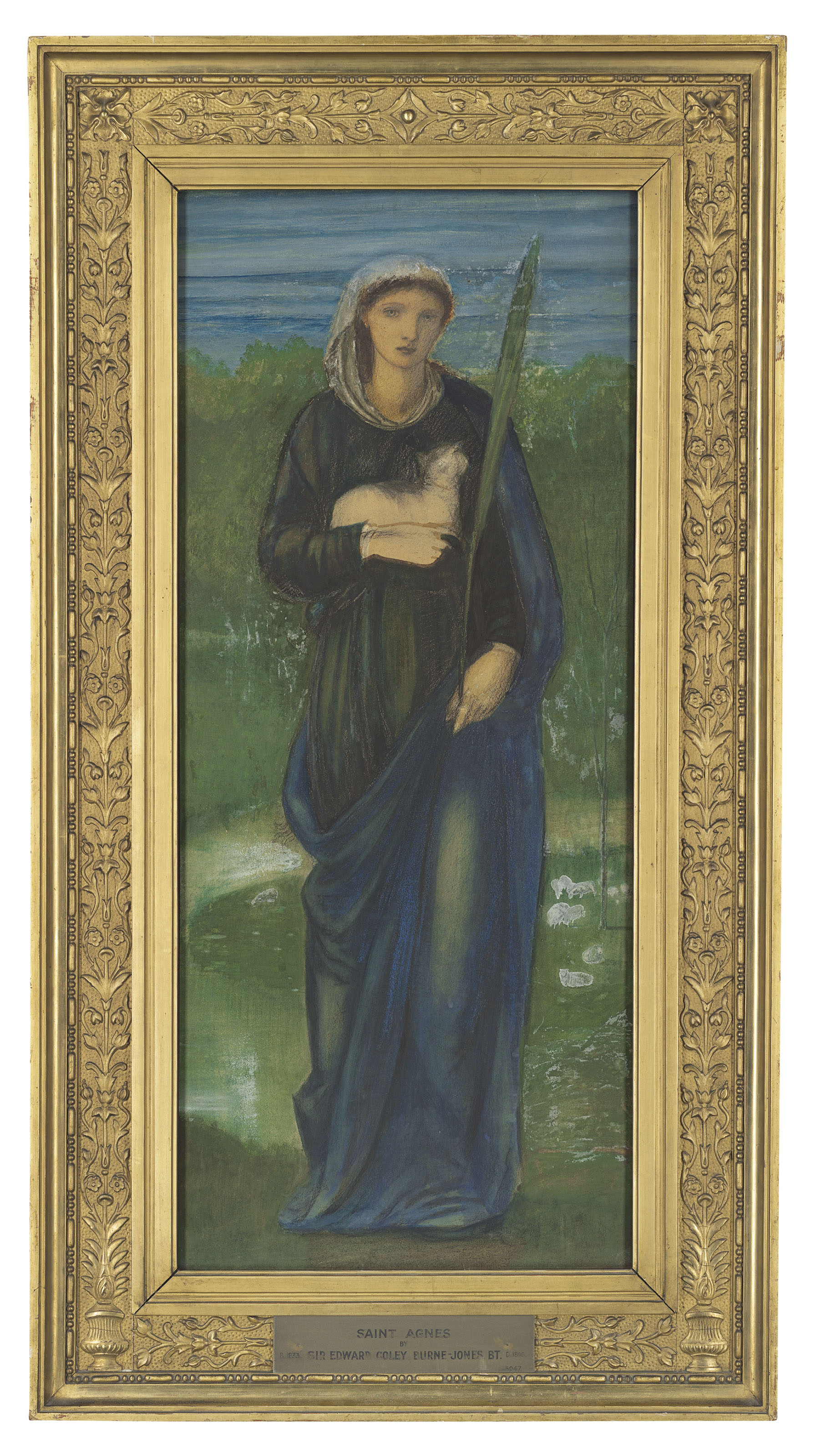 Edward Burne-Jones — Святая Агнесса, изображение 4