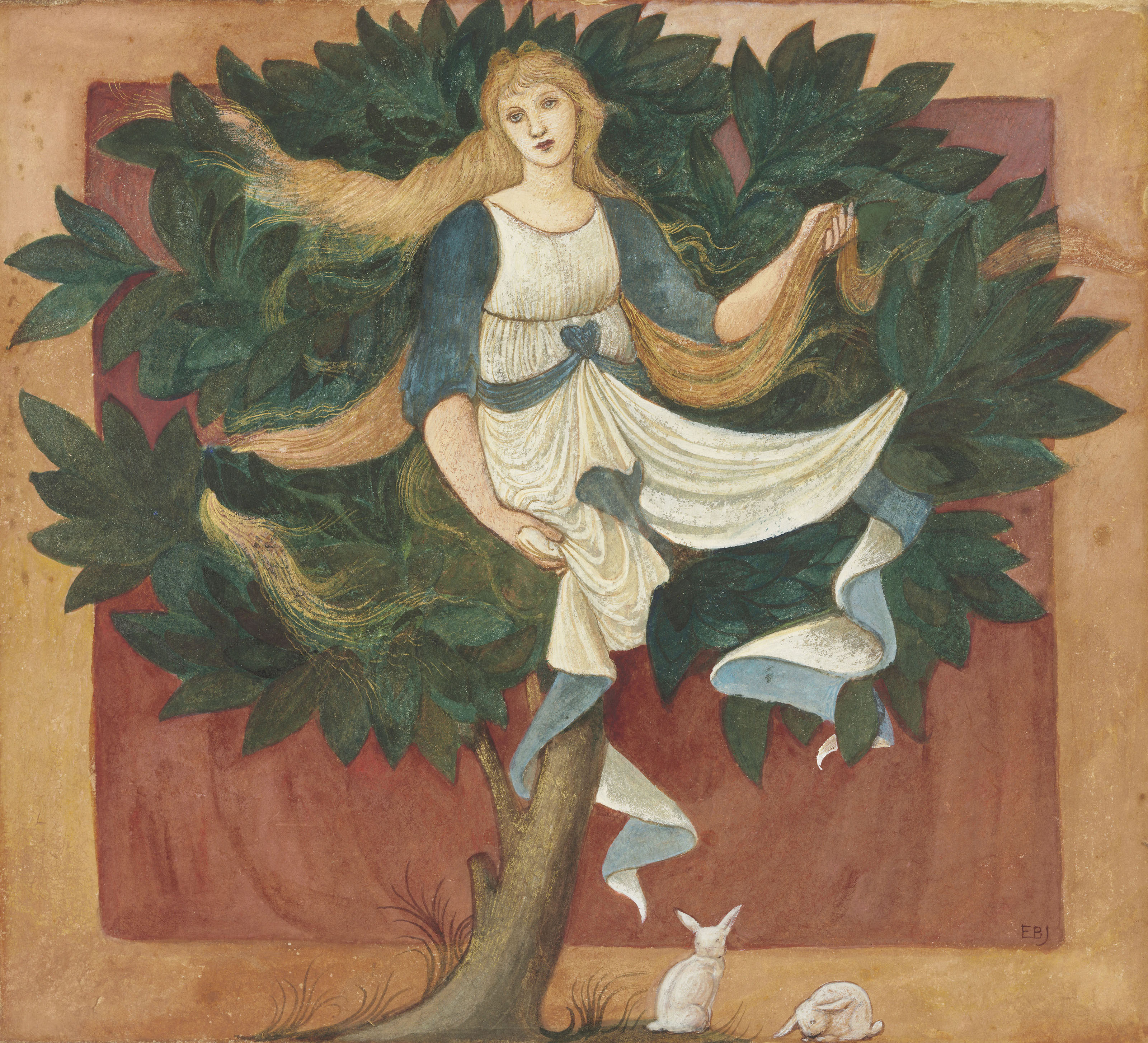 Edward Burne-Jones — Лесная нимфа