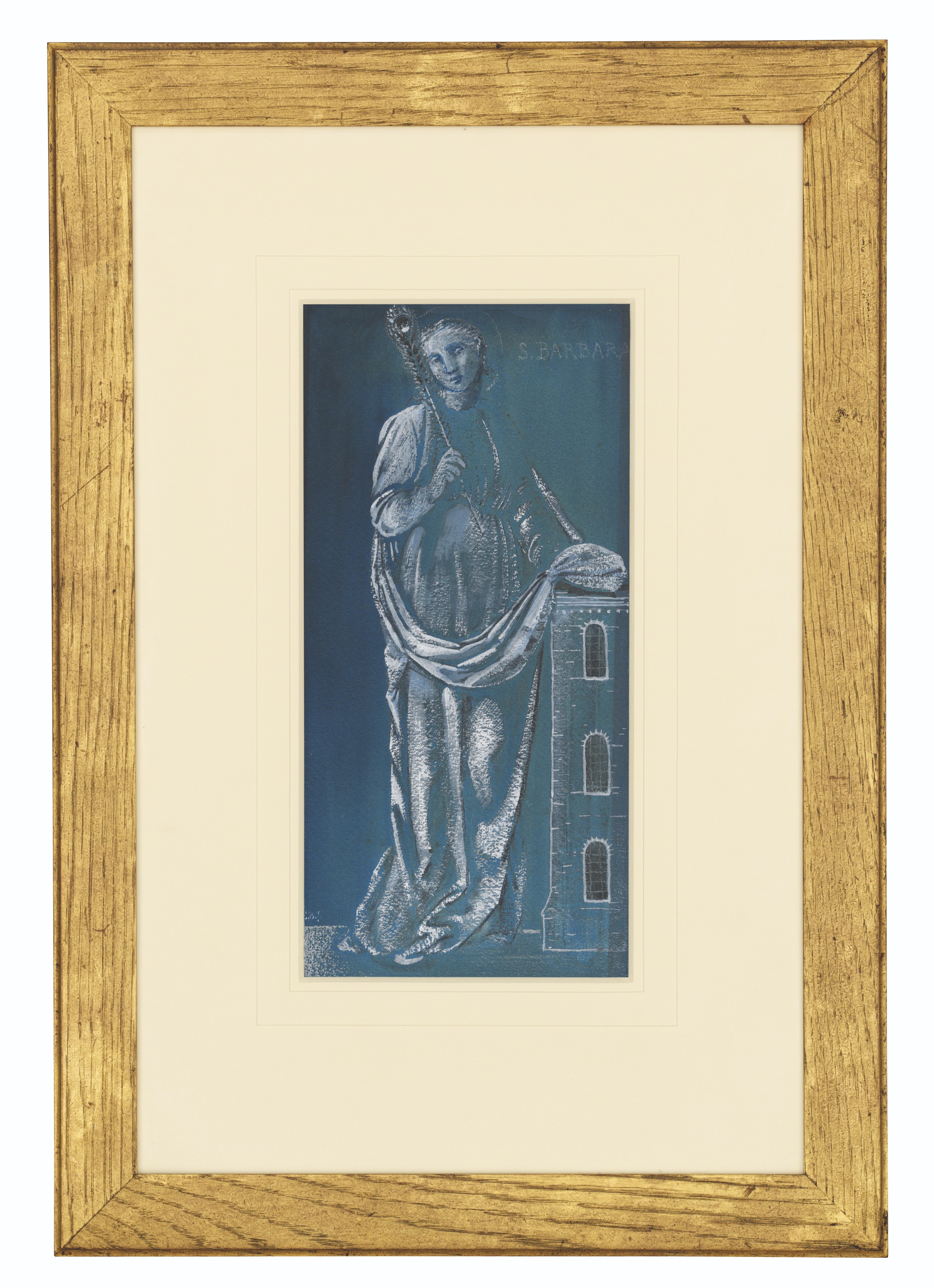 Edward Burne-Jones — Святая Доротея и святая Варвара, изображение 4