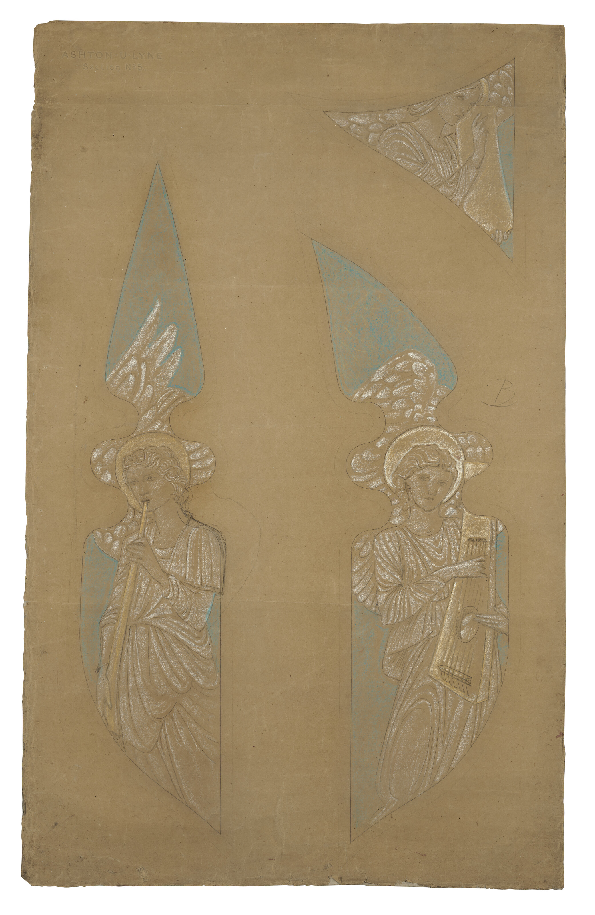 Edward Burne-Jones — Набор из четырех витражей для конгрегационалистской церкви Альбиона, Эштон-Андерлайн, Ланкашир, изображение 4