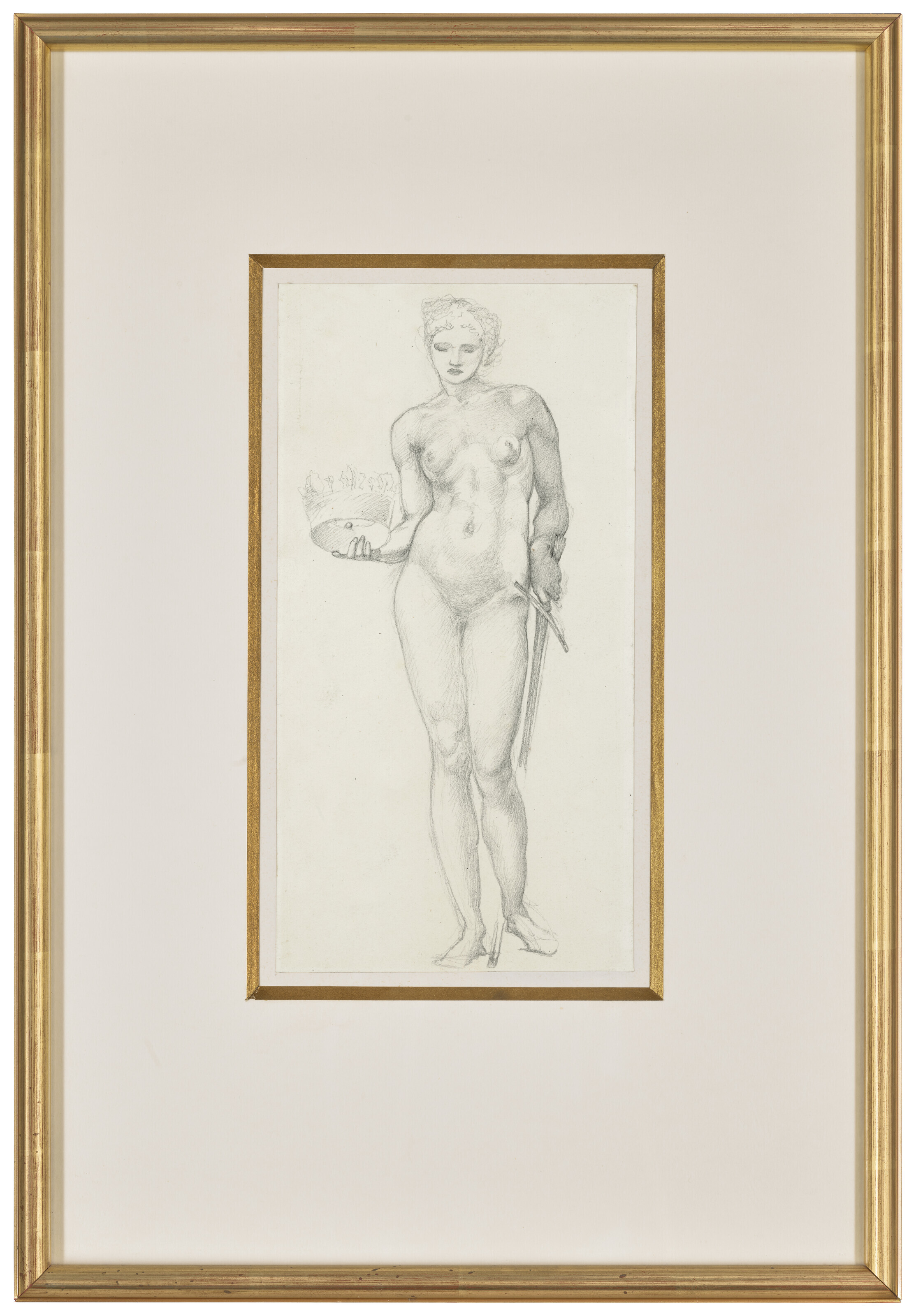 Edward Burne-Jones — "Правосудие", этюд для витража в кафедральном соборе Калькутты, изображение 2