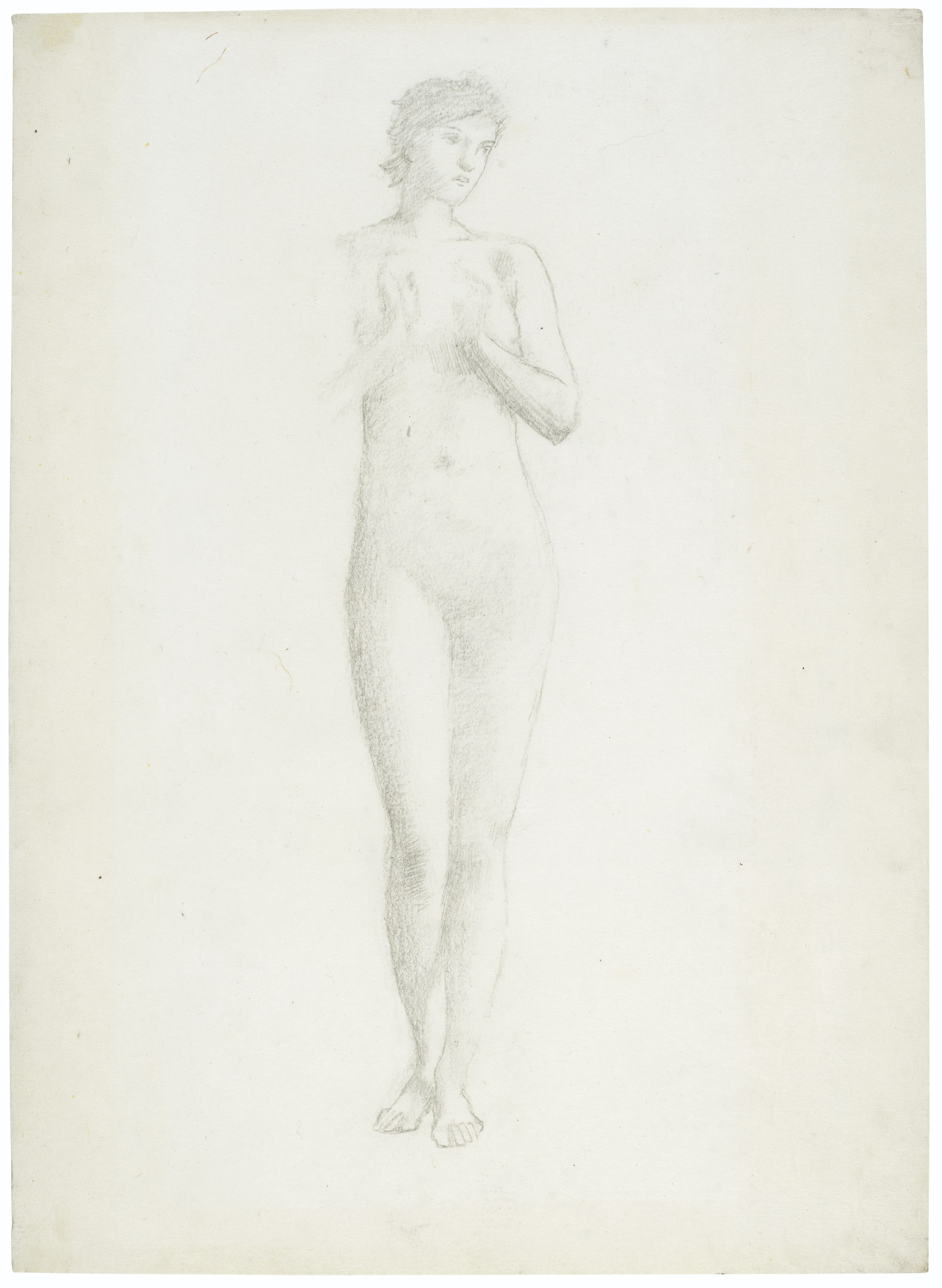 Edward Burne-Jones — Изучение обнаженной женщины