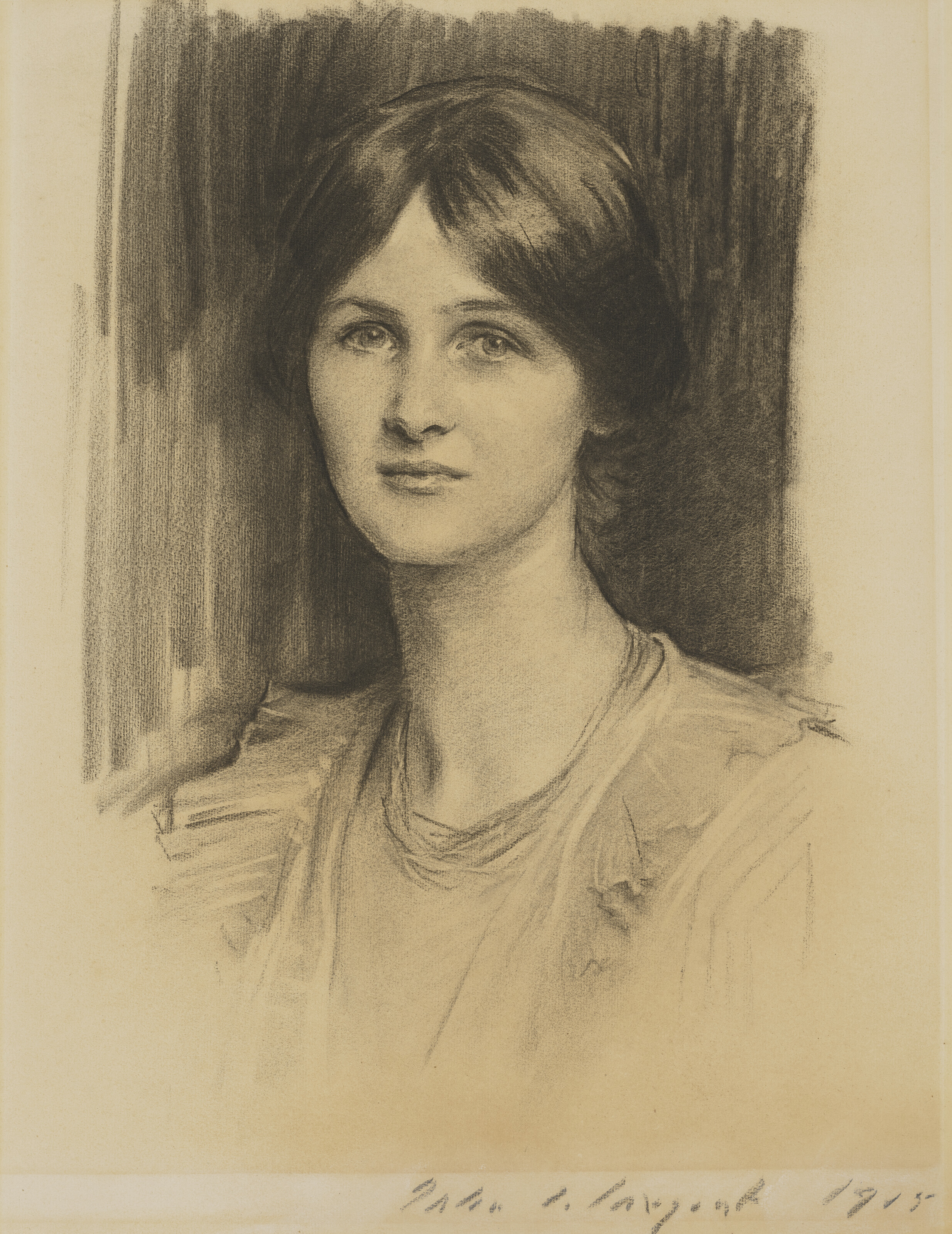 Edward Burne-Jones — Портрет Анджелы Макиннес, позже Анджелы Тиркелл, внучки сэра Эдварда Берн-Джонса.