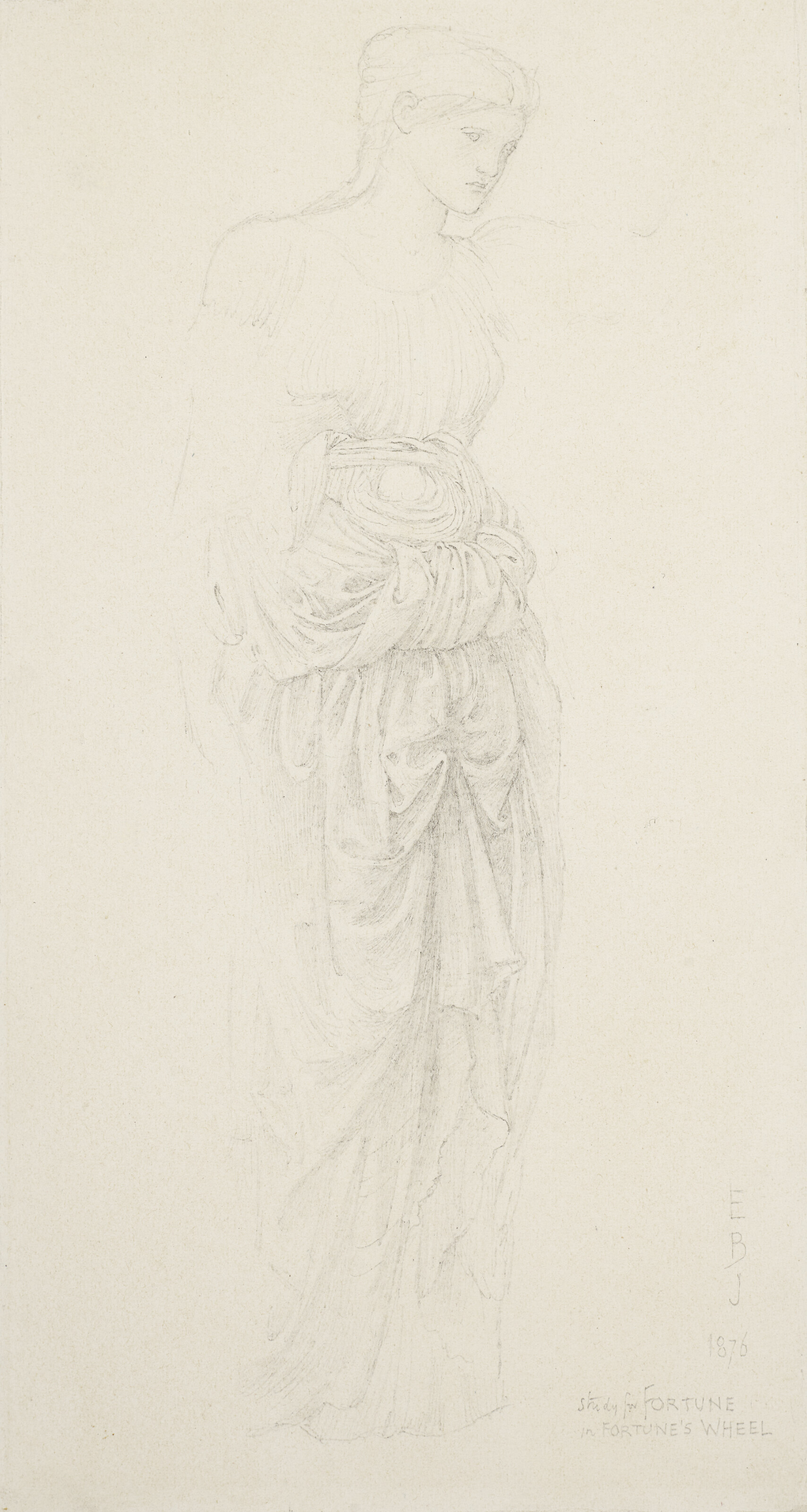 Edward Burne-Jones — Изучение фортуны для "Колеса фортуны"