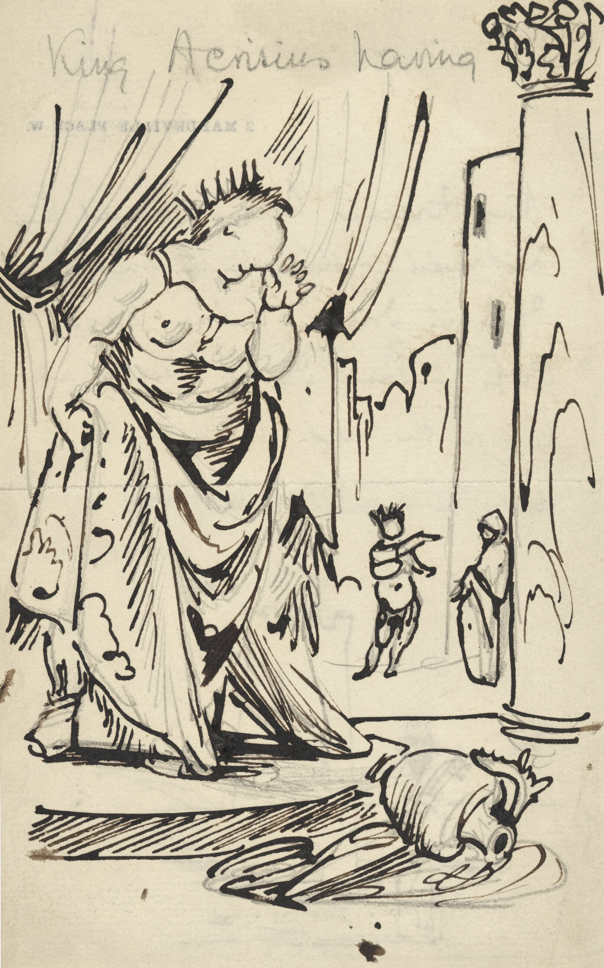 Edward Burne-Jones — Царь Акрисий, версия Рубенса