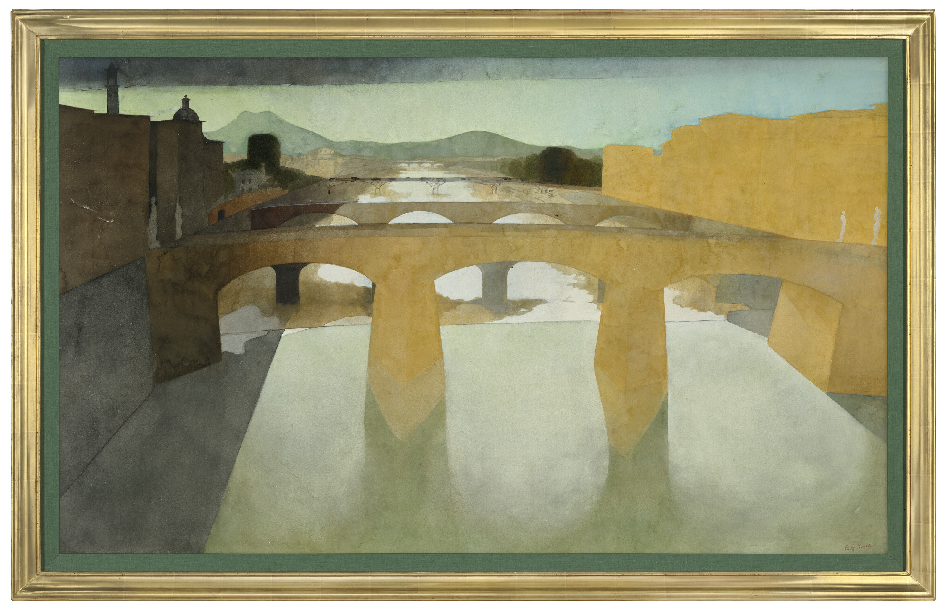 Edward Burra — Вид на Флоренцию, изображение 2