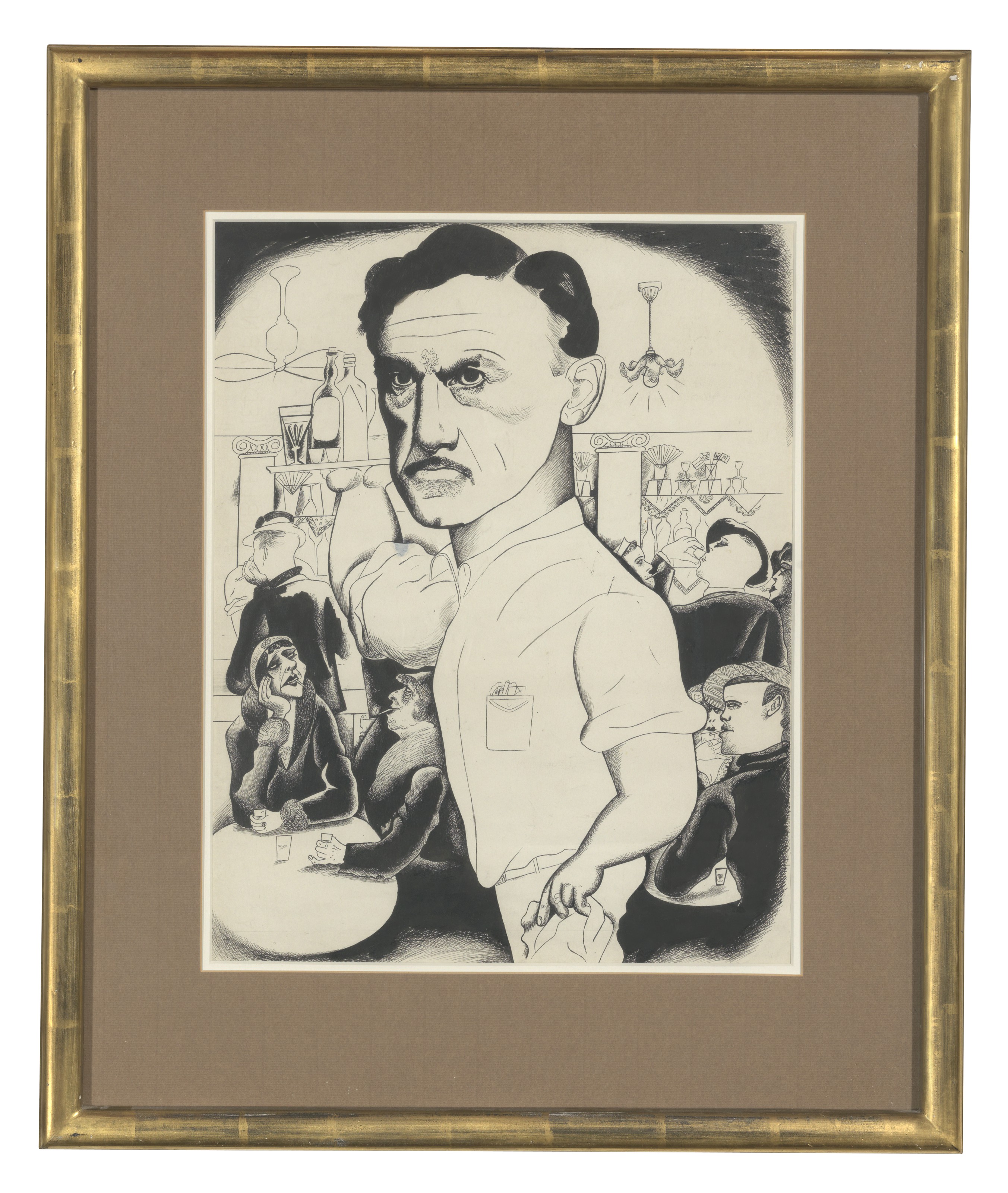 Edward Burra — О'Нил (Бармен), изображение 2