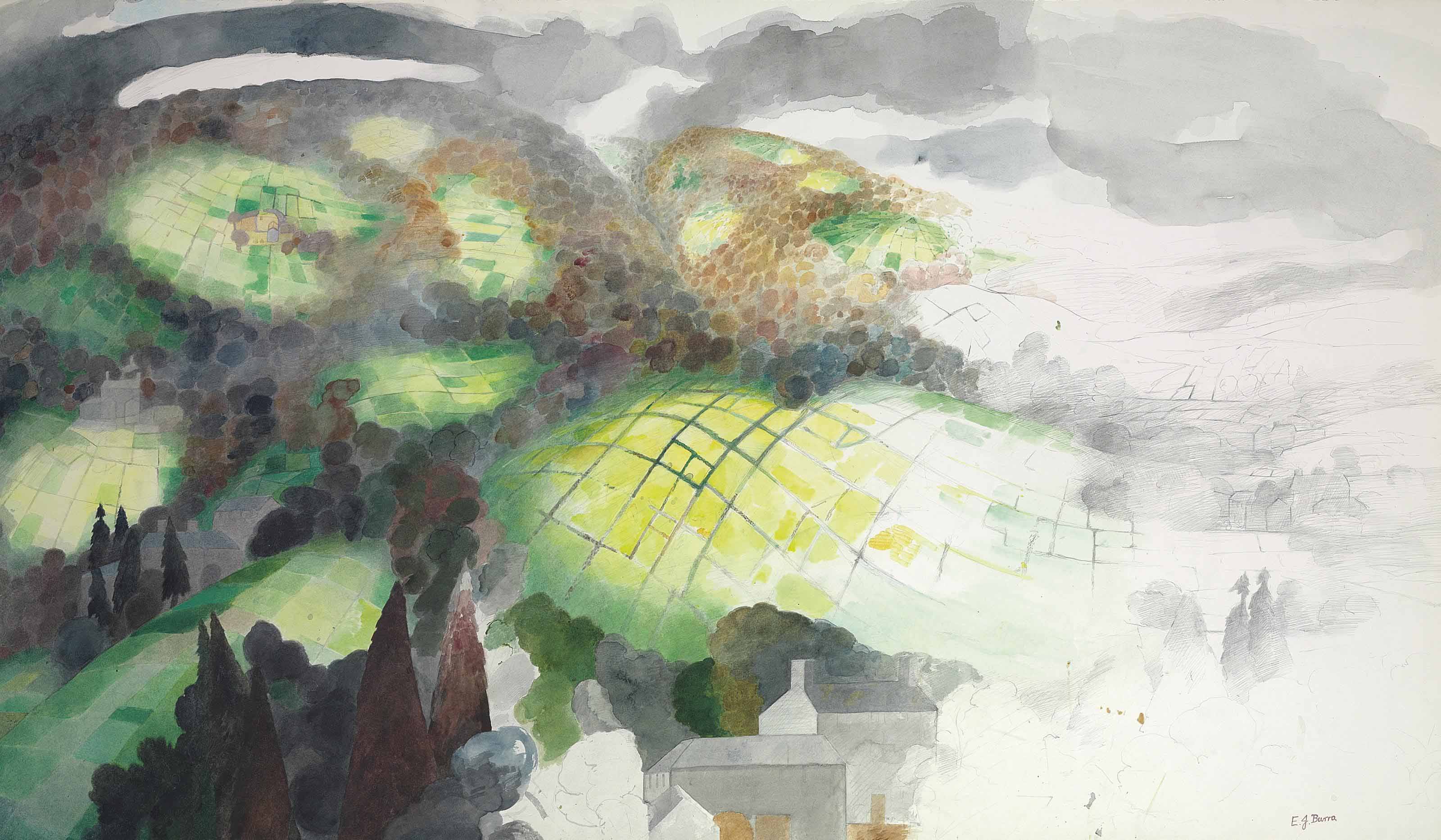 Edward Burra — Пейзаж