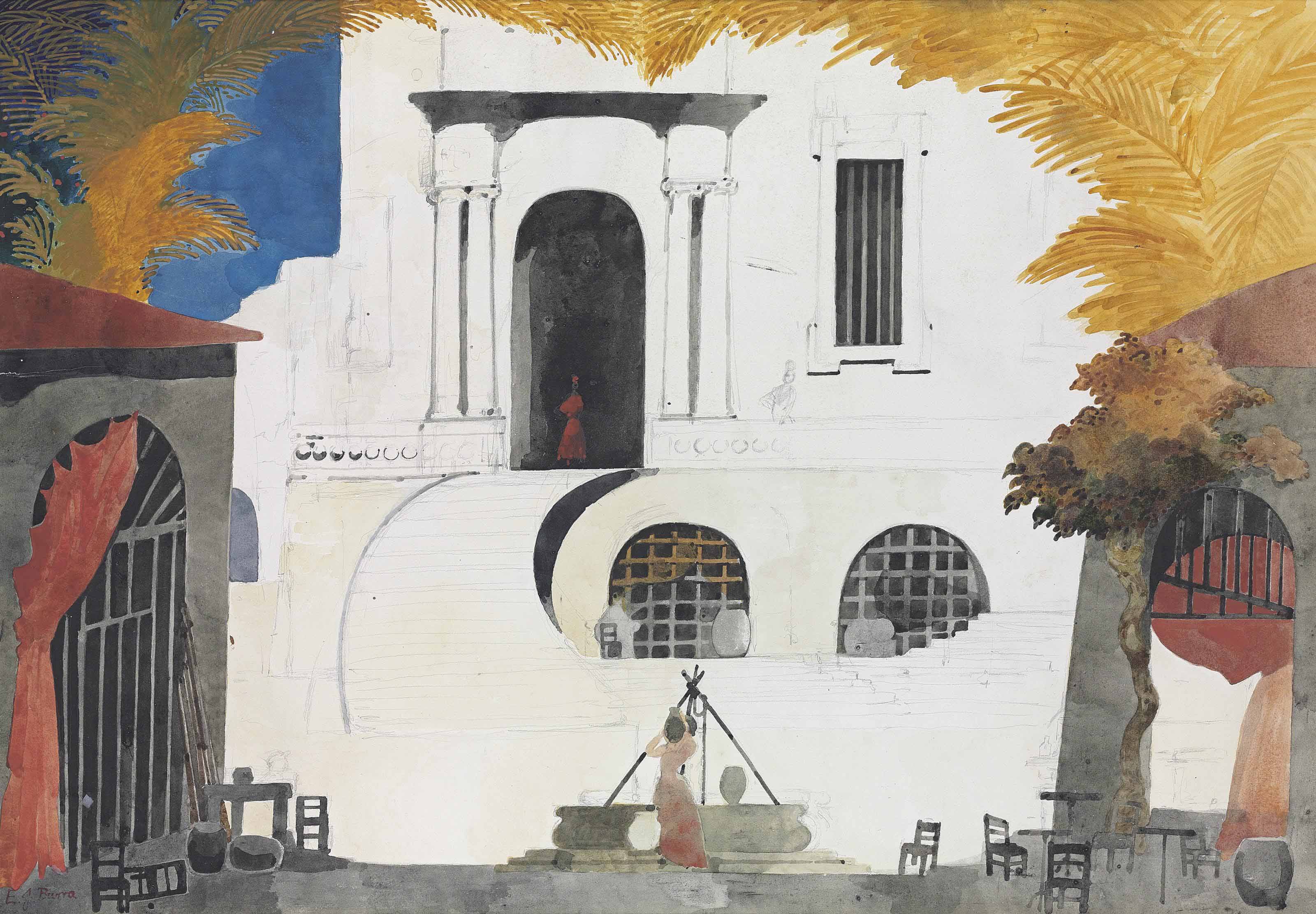 Edward Burra — Сценография "Дон Кихота"