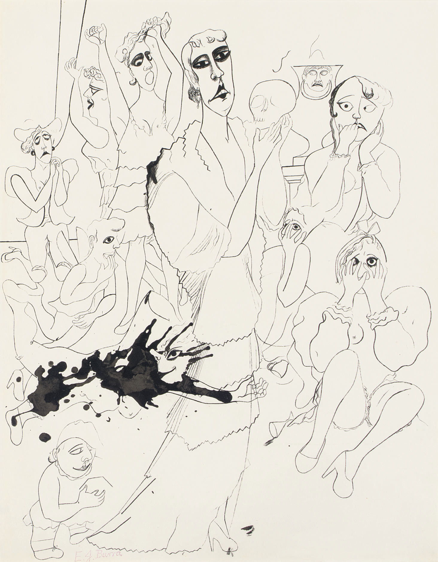 Edward Burra — Катастрофа