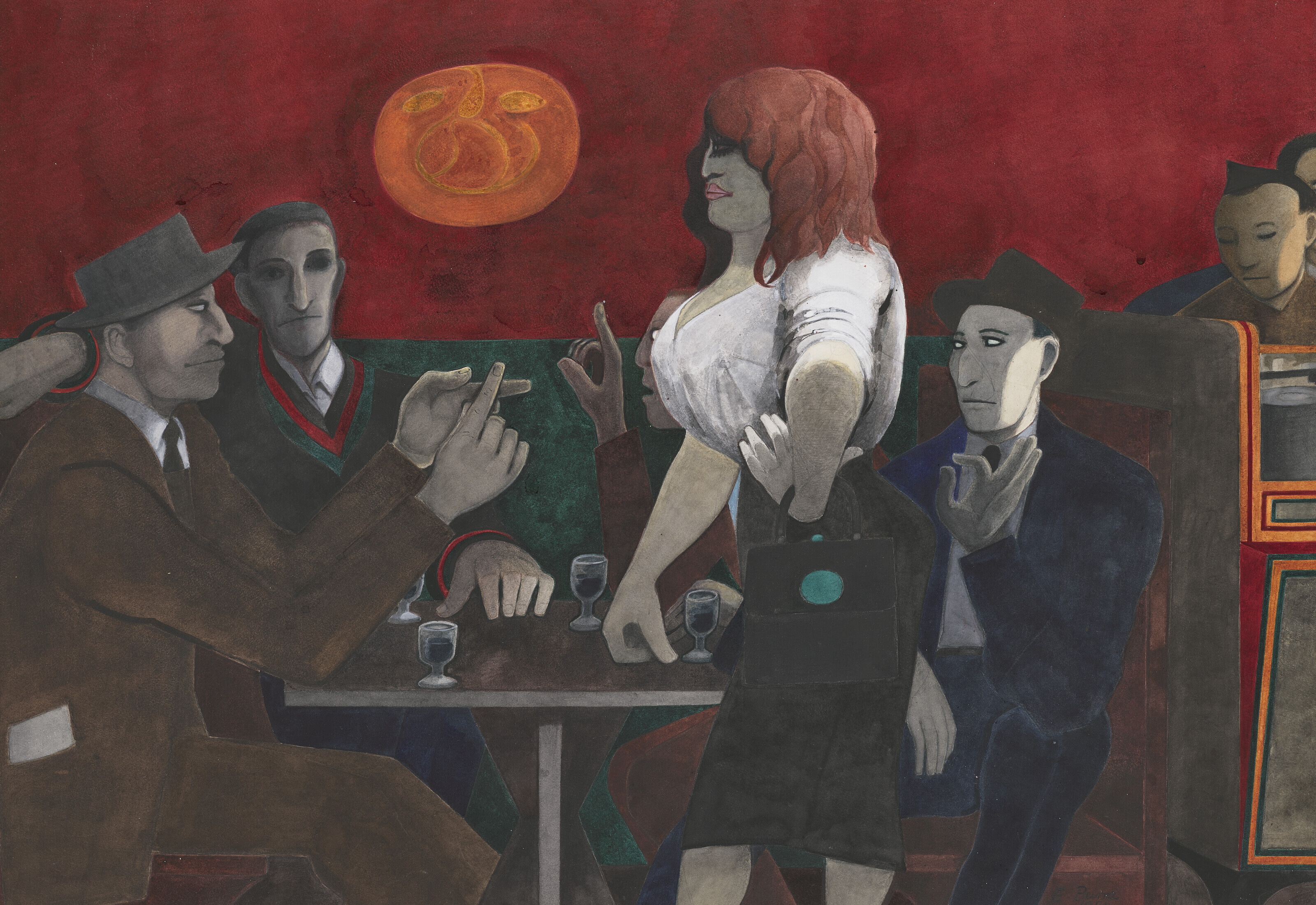 Edward Burra — Кафе-бар