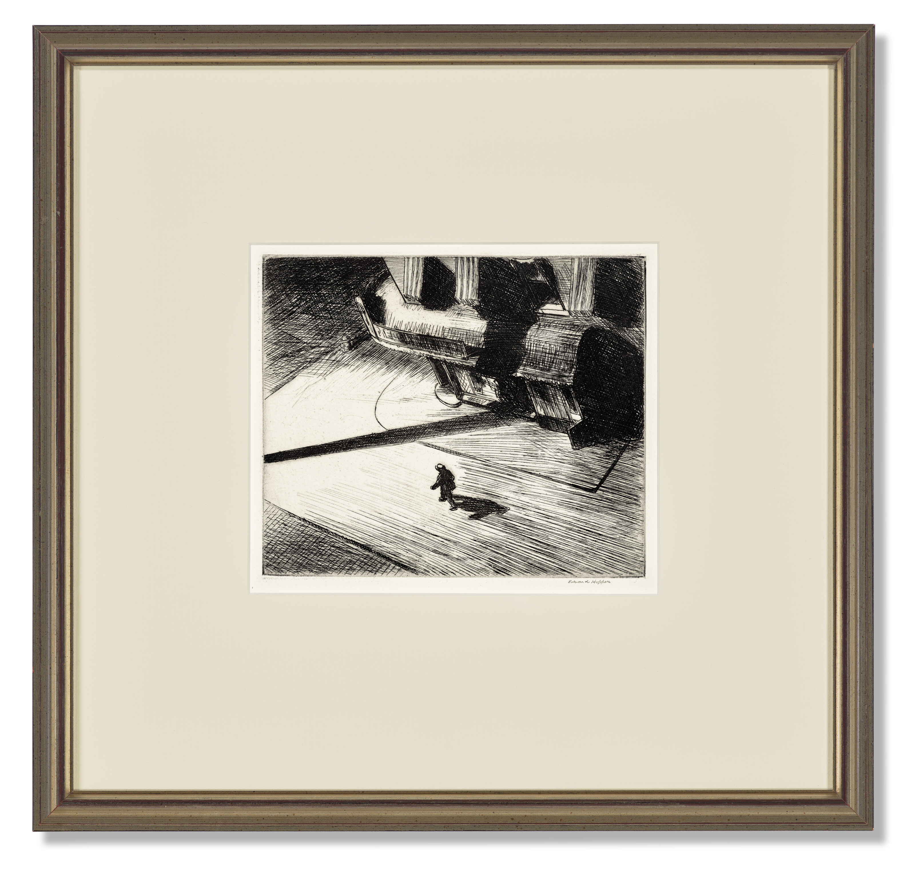 Edward Hopper — "Ночные тени" с шести американских гравюр (серия I), изображение 2
