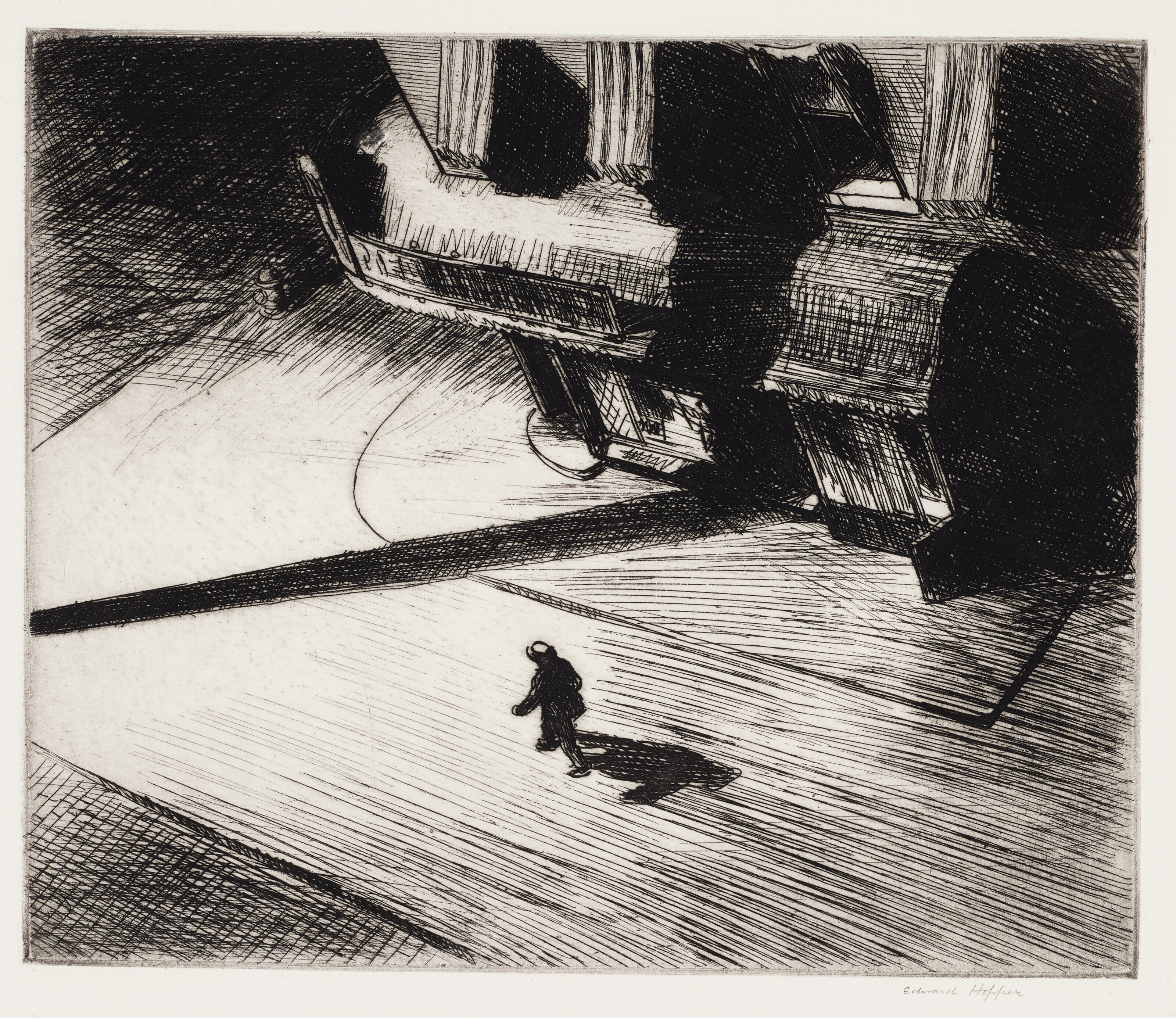 Edward Hopper — Ночные тени, изображение 1