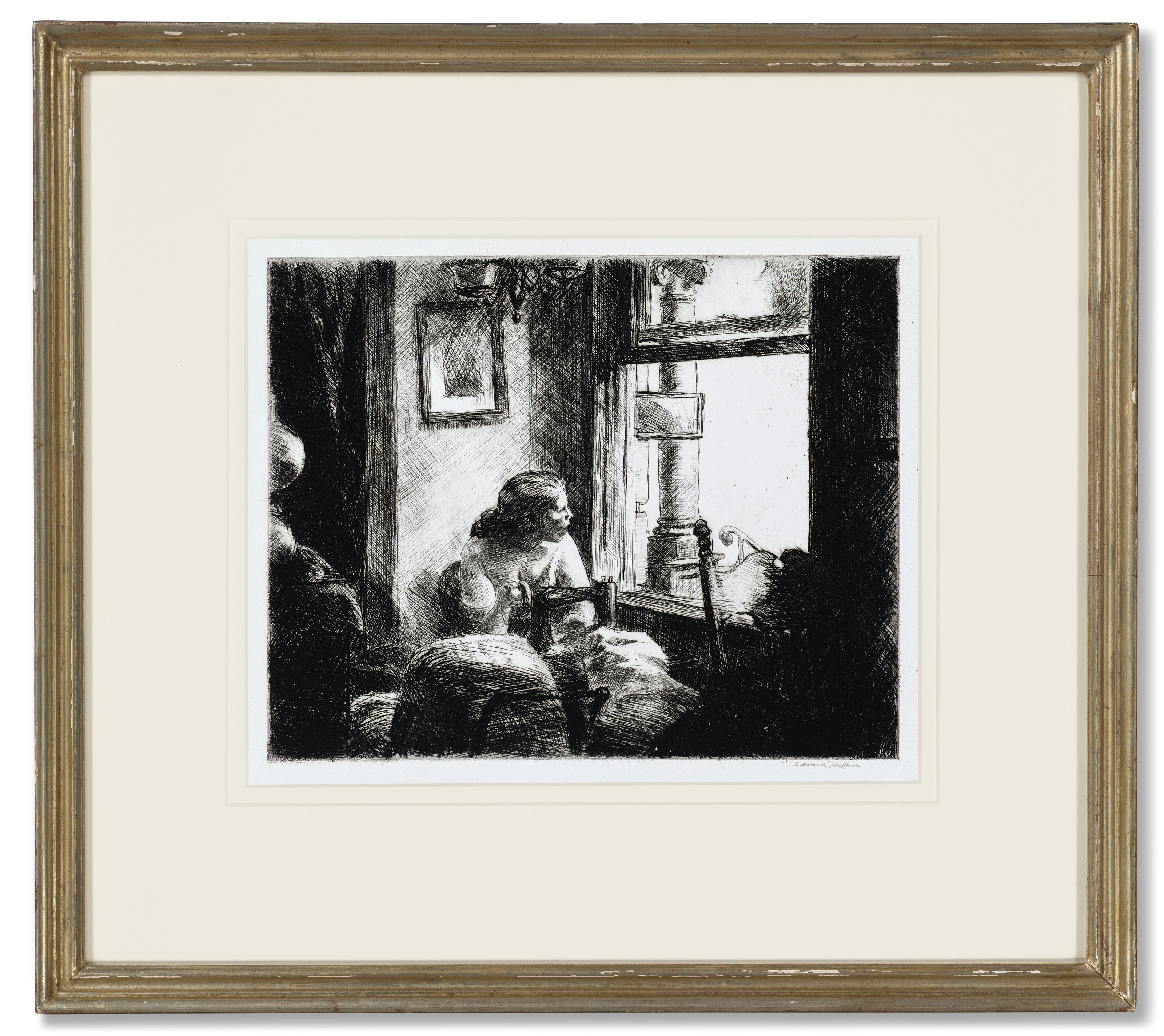 Edward Hopper — Интерьер на восточной стороне, изображение 2