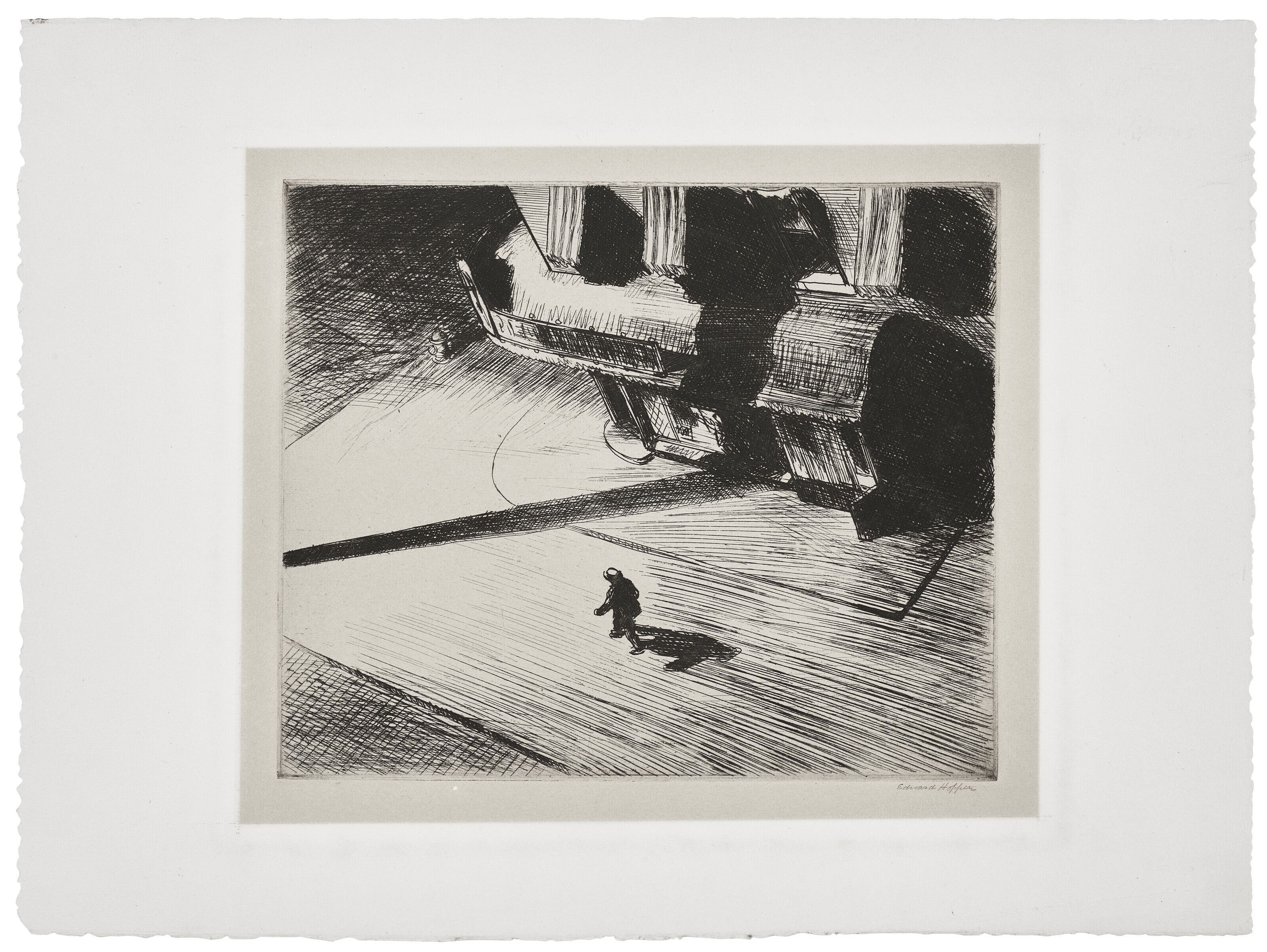 Edward Hopper — "Ночные тени" с шести американских гравюр (серия I), изображение 3