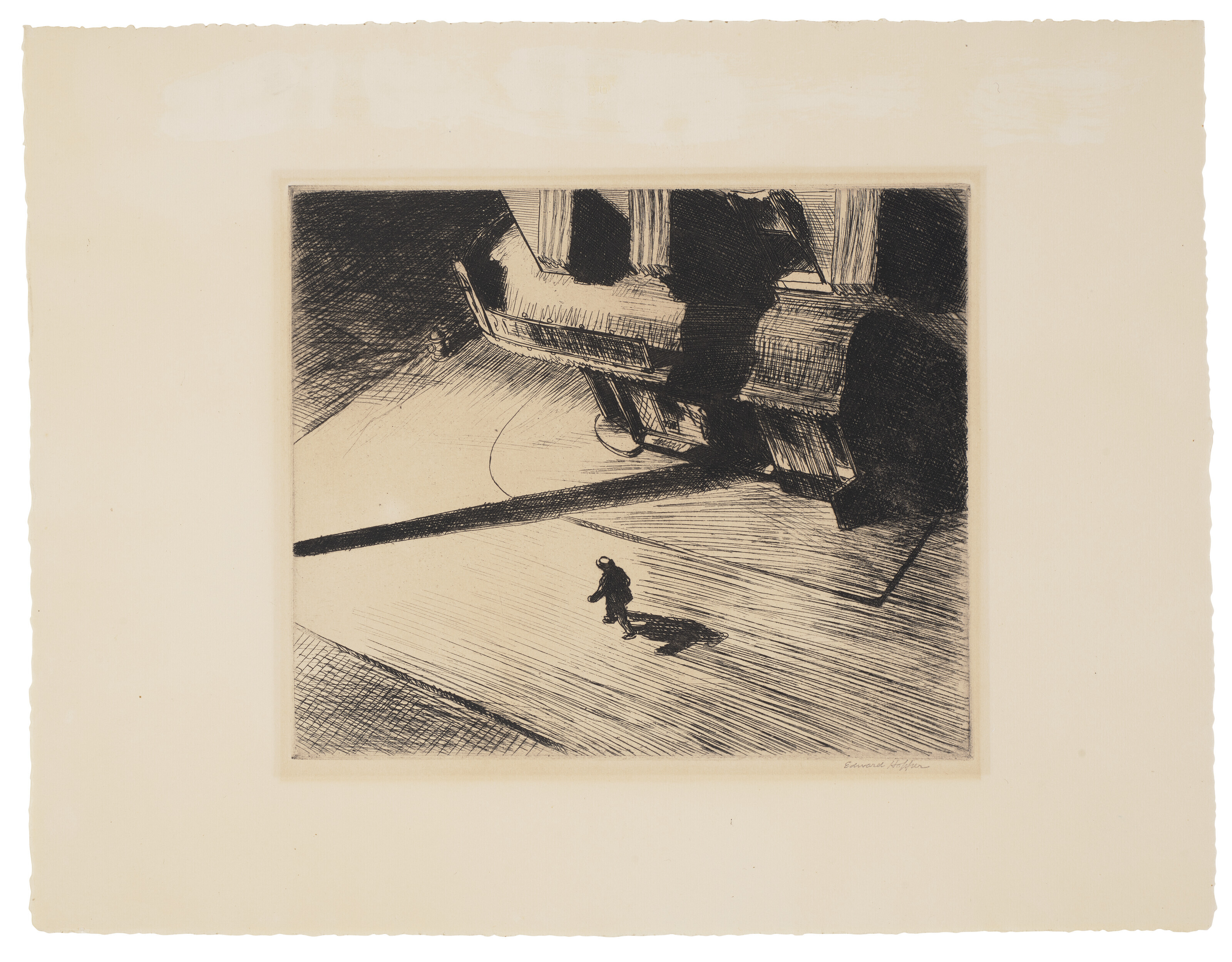 Edward Hopper — "Ночные тени" с шести американских гравюр (серия I)