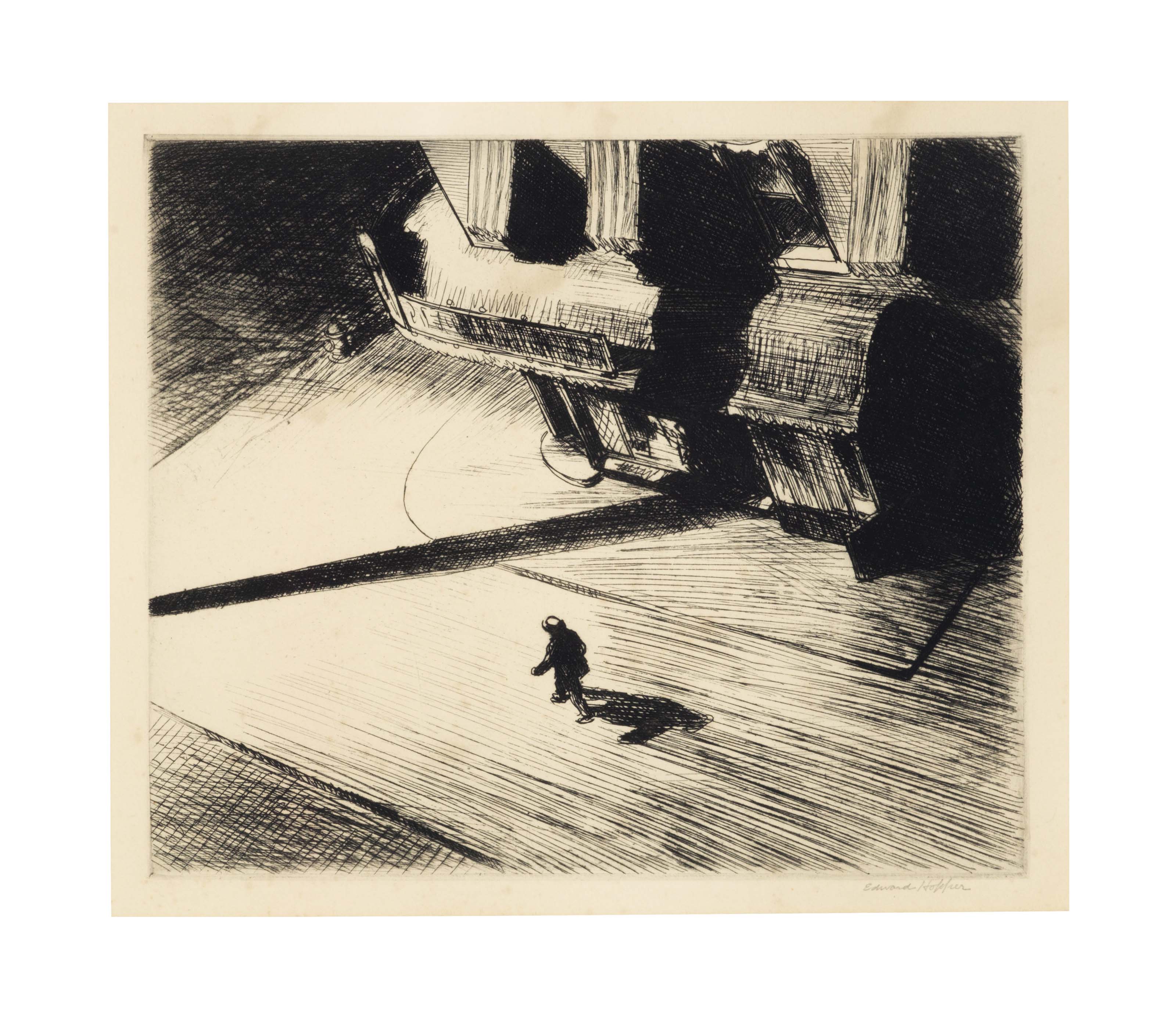 Edward Hopper — "Ночные тени" с шести американских гравюр (серия I)