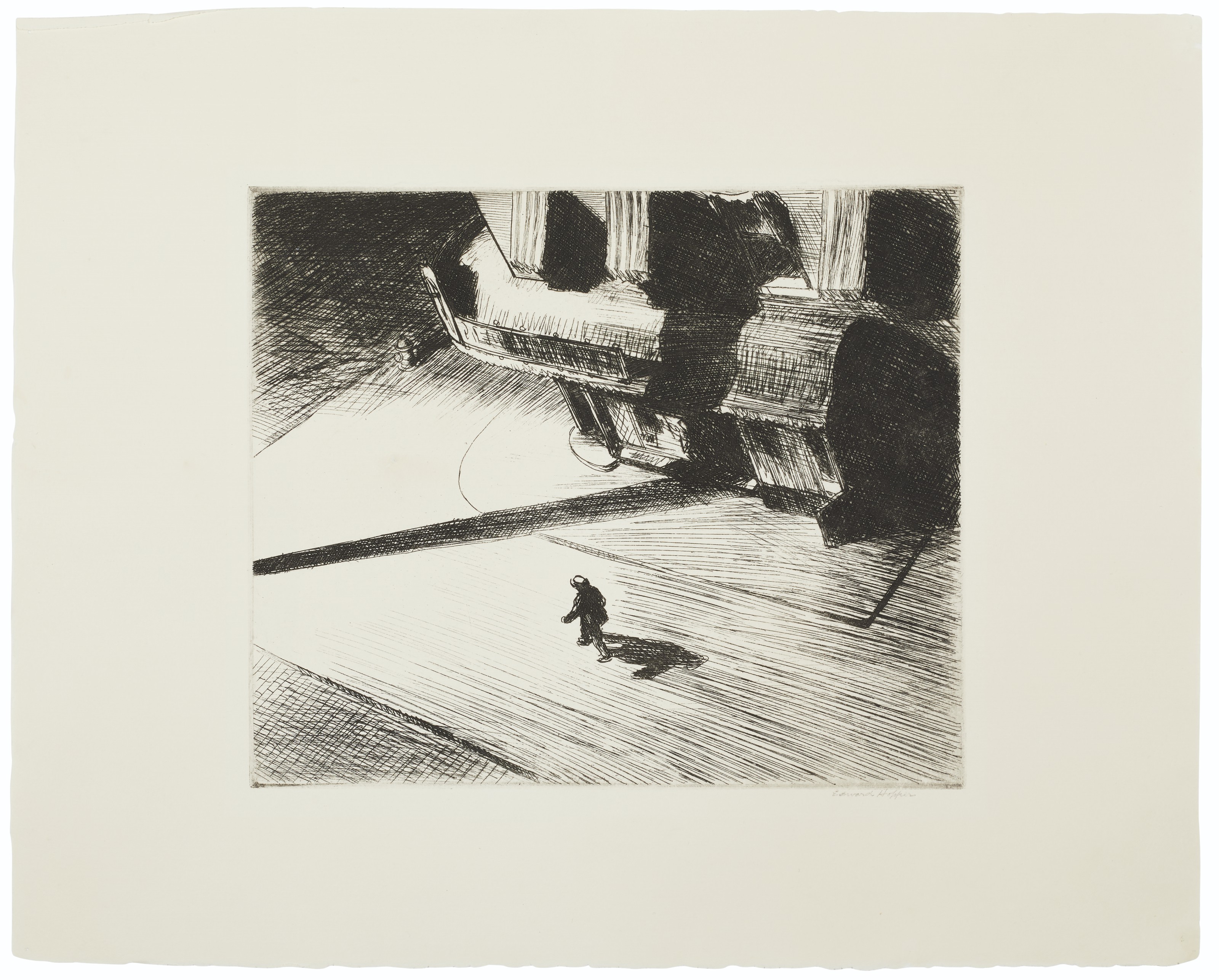 Edward Hopper — "Ночные тени" с шести американских гравюр (серия I)