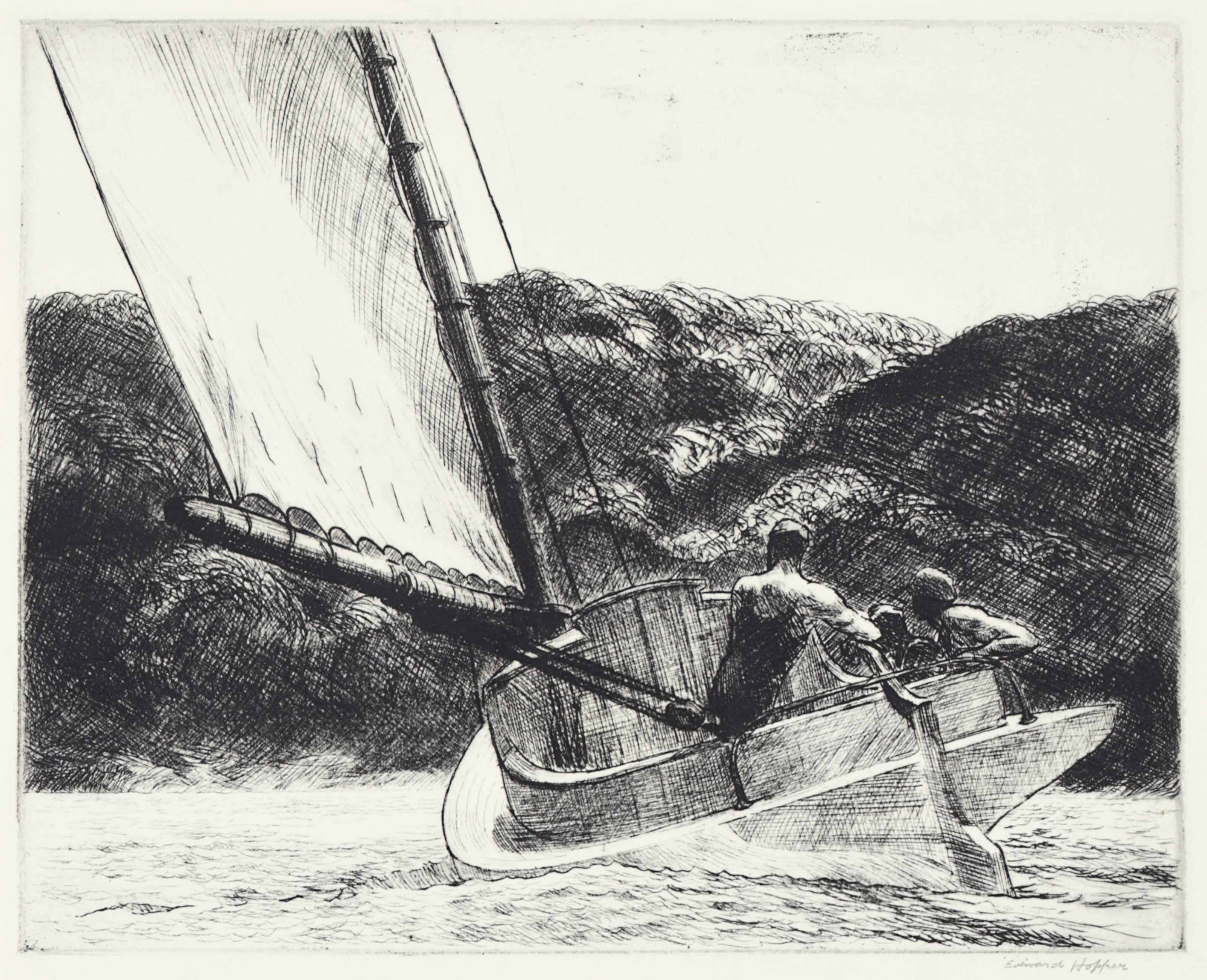 Edward Hopper — Кошачья лодка