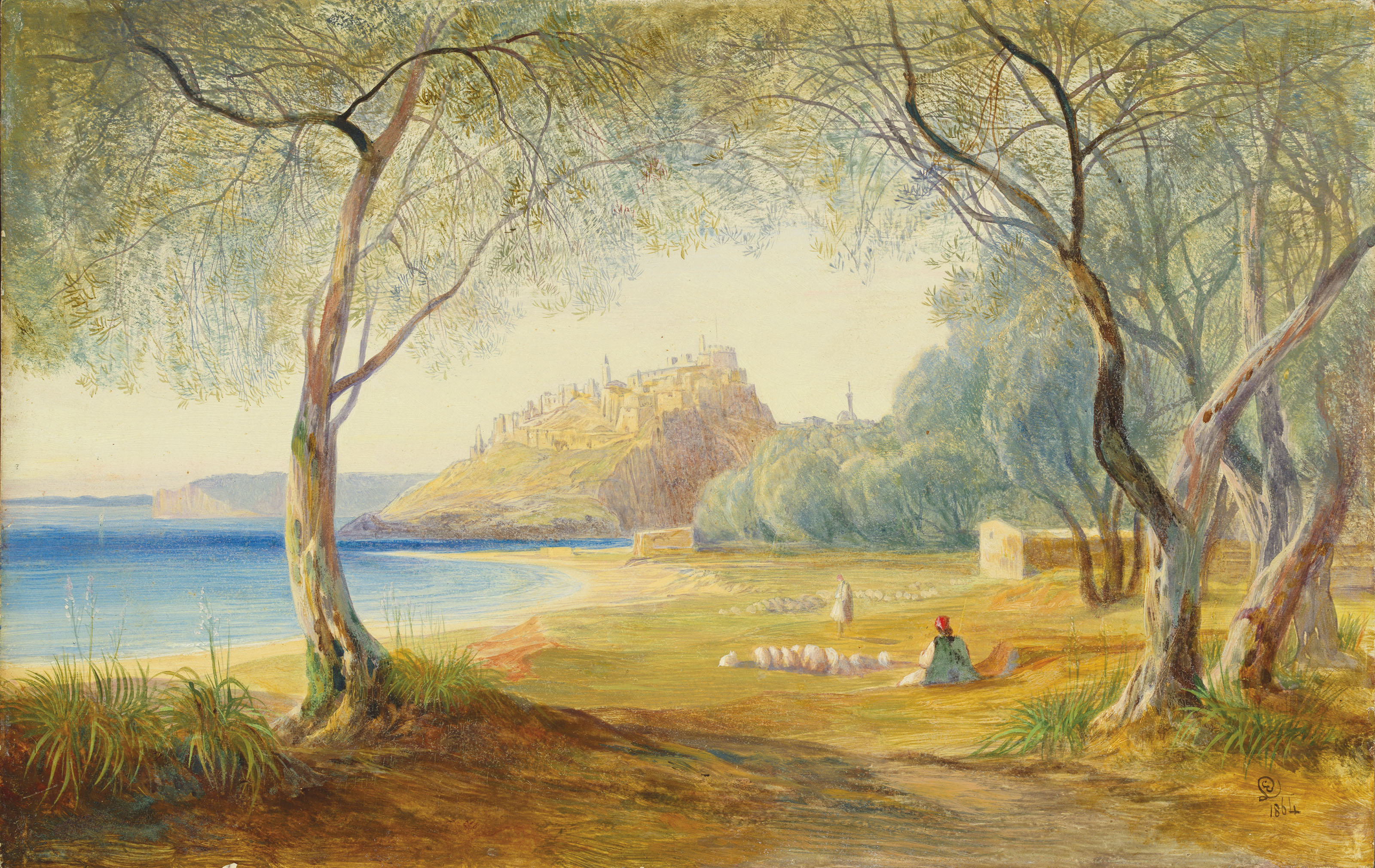 Edward Lear — Парга, Греция; и Монастир, Албания, изображение 3
