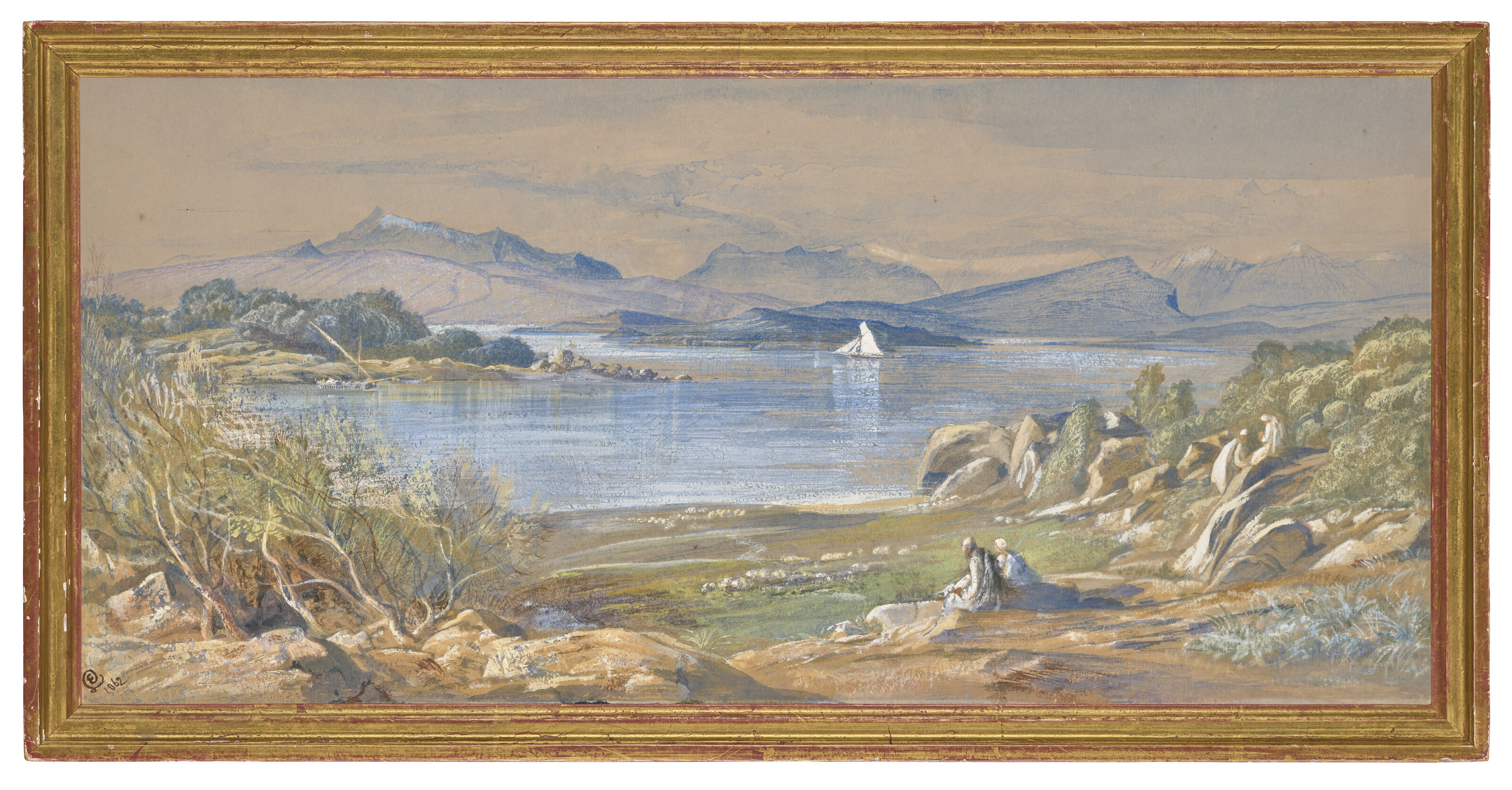 Edward Lear — Порто-Тре-Скогли, Албания, изображение 2