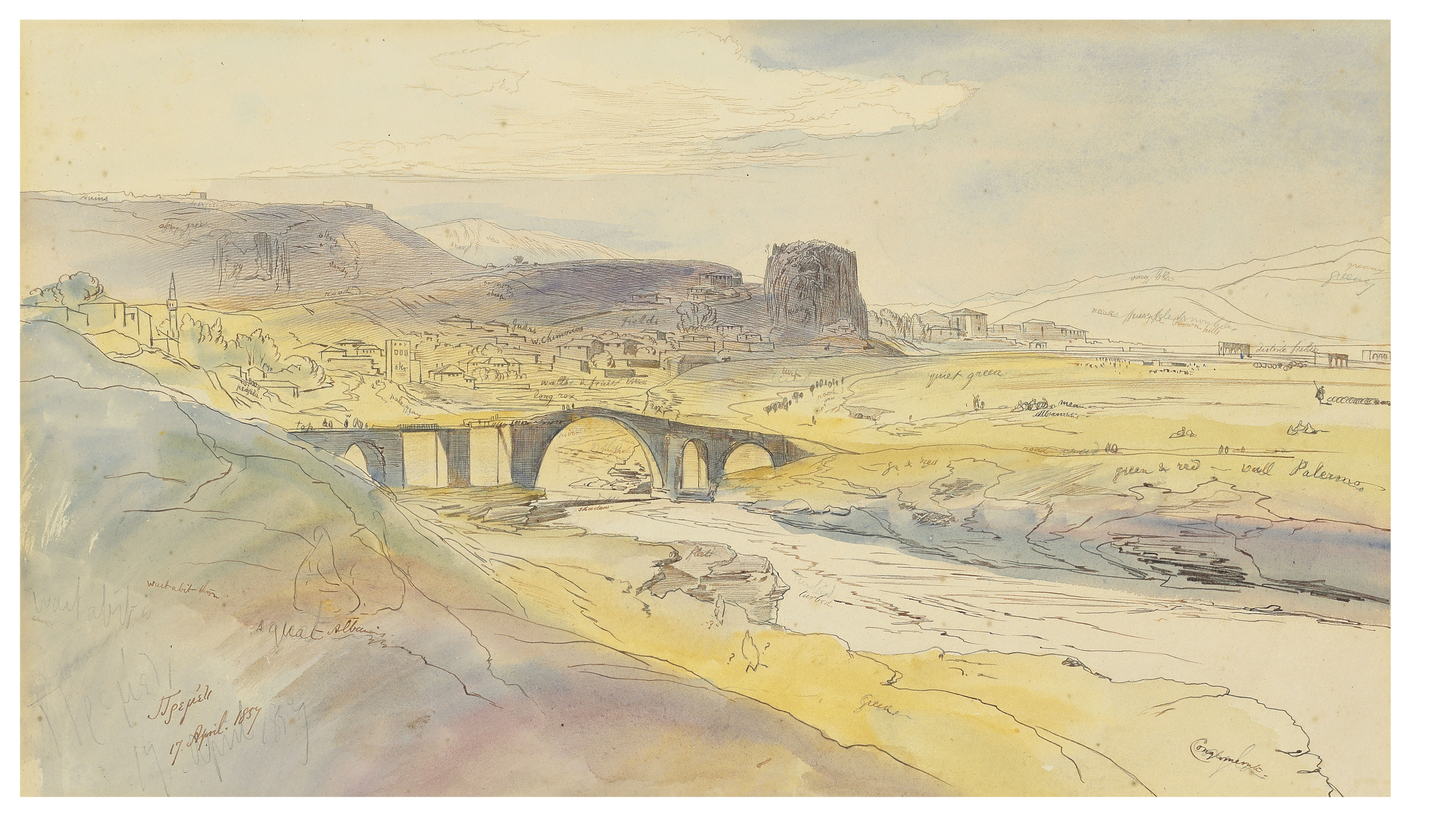 Edward Lear — Премети, Албания, изображение 2