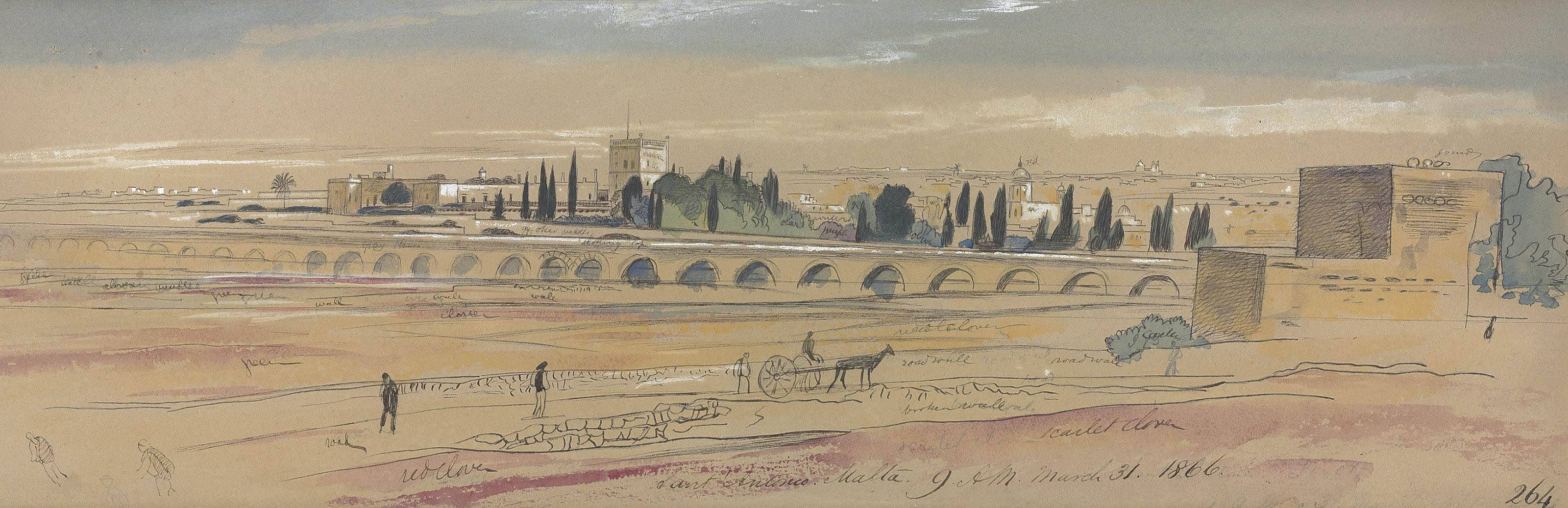 Edward Lear — Сант-Антонио, Мальта