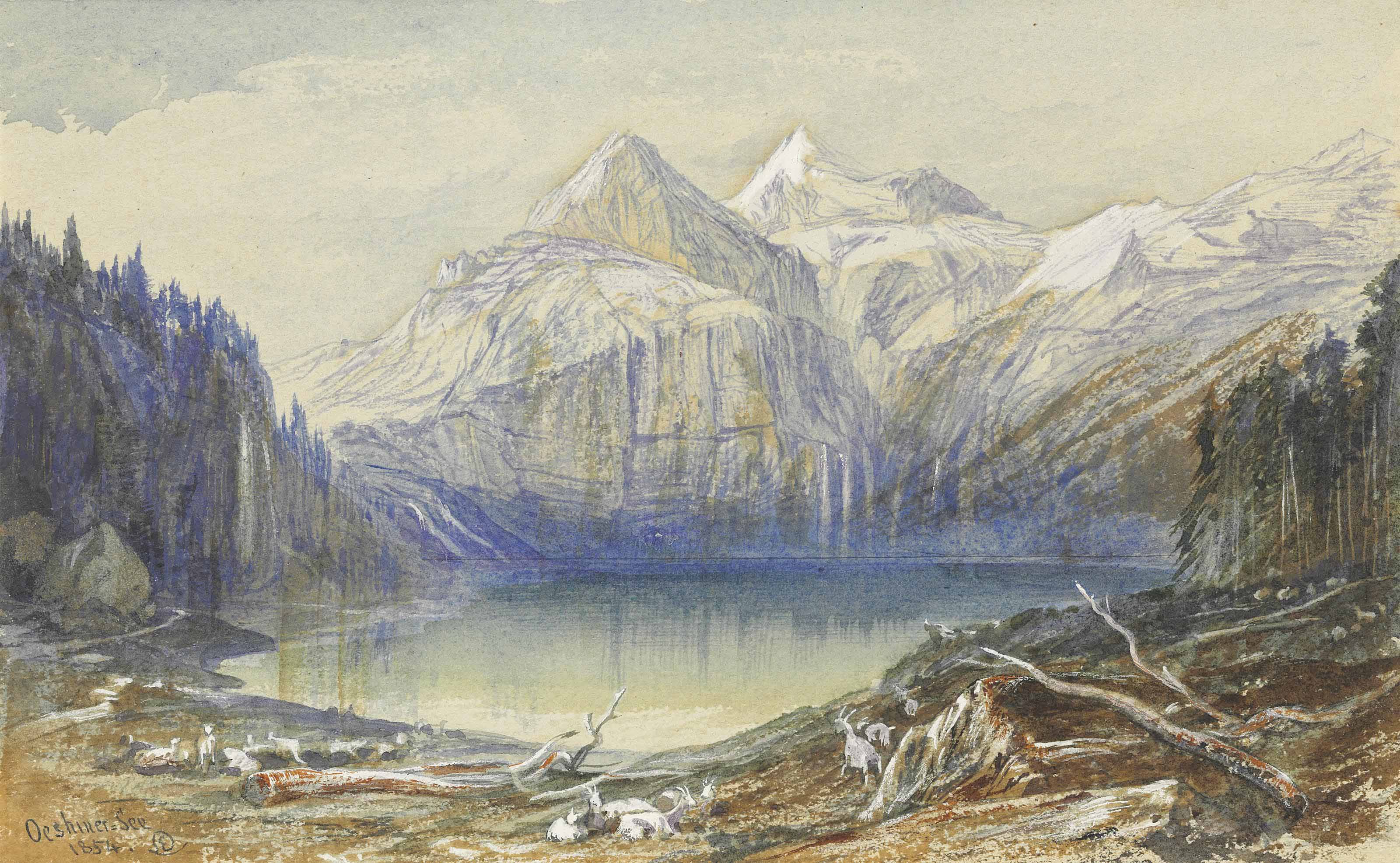 Edward Lear — Эшинензее, Швейцария